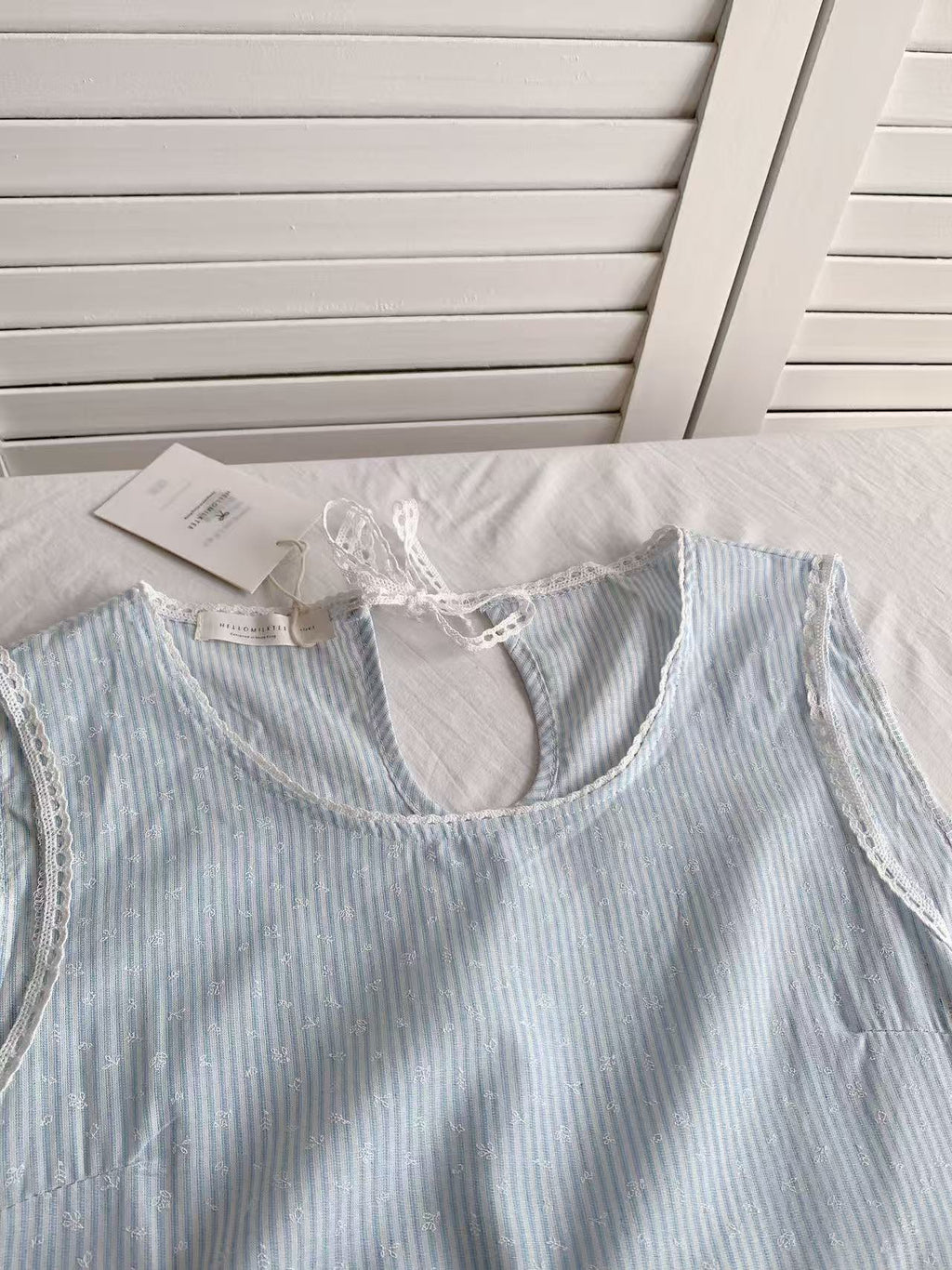 HELLO MILK TEE- 86443   無袖連衣裙