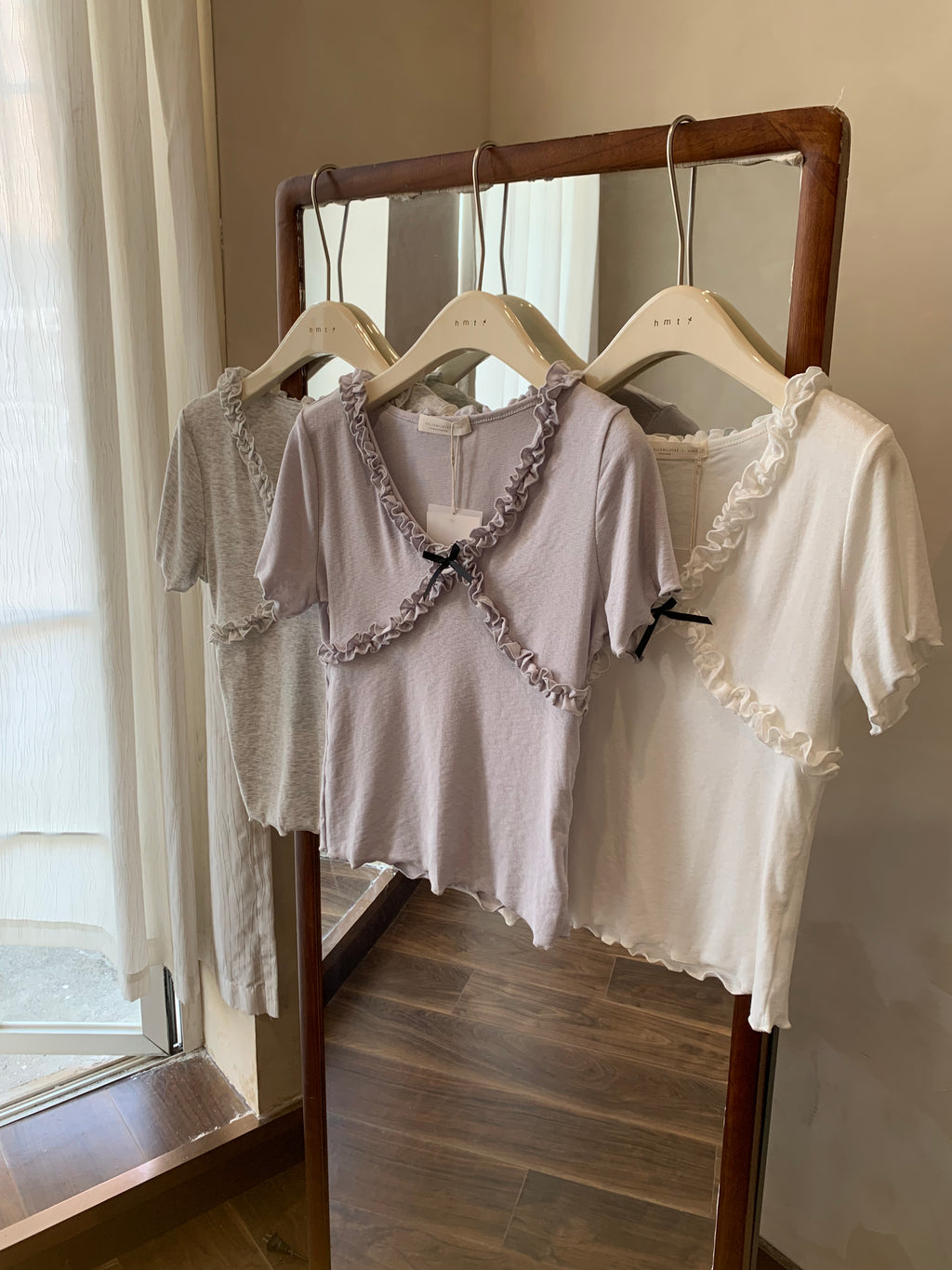 HELLO MILK TEE- 86746   設計感小衫