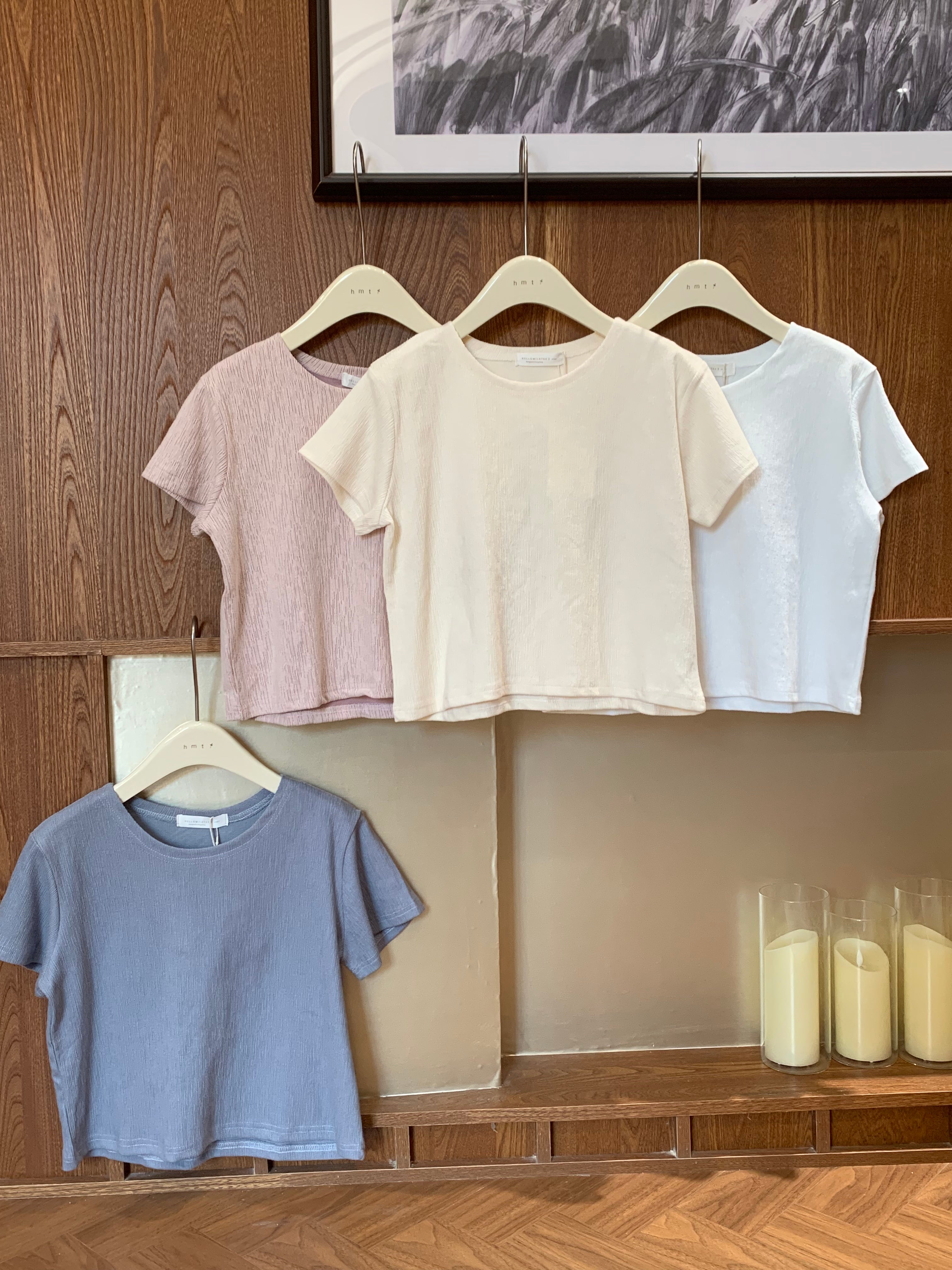 HELLO MILK TEE- 86478   韓系短袖