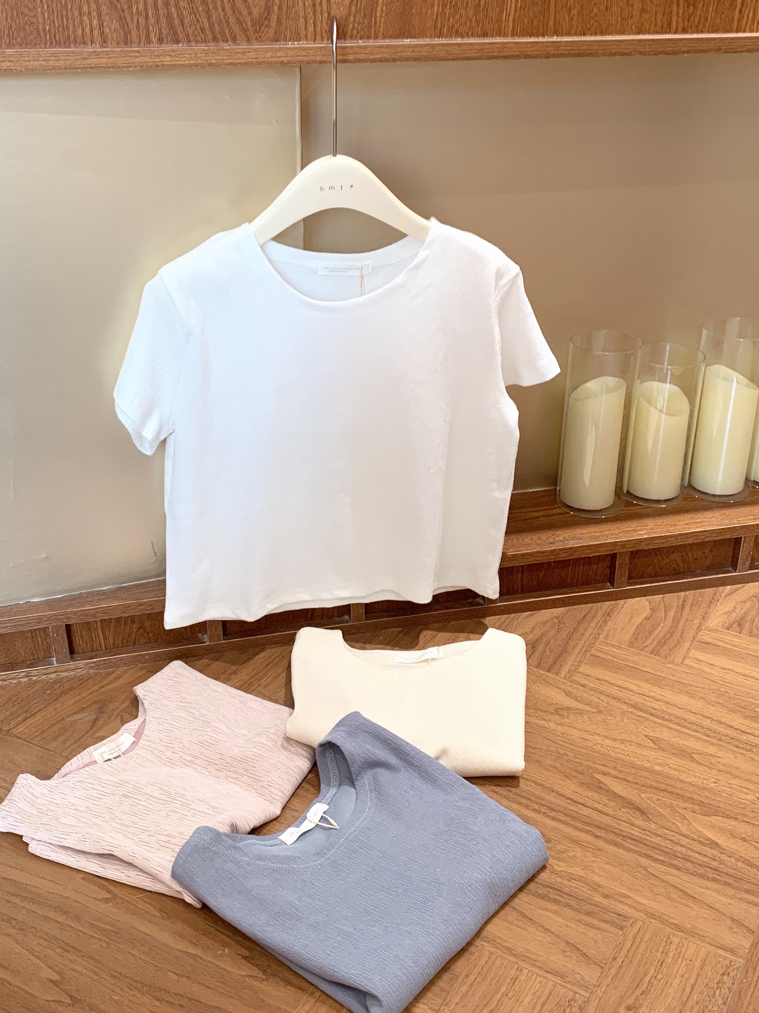 HELLO MILK TEE- 86478   韓系短袖