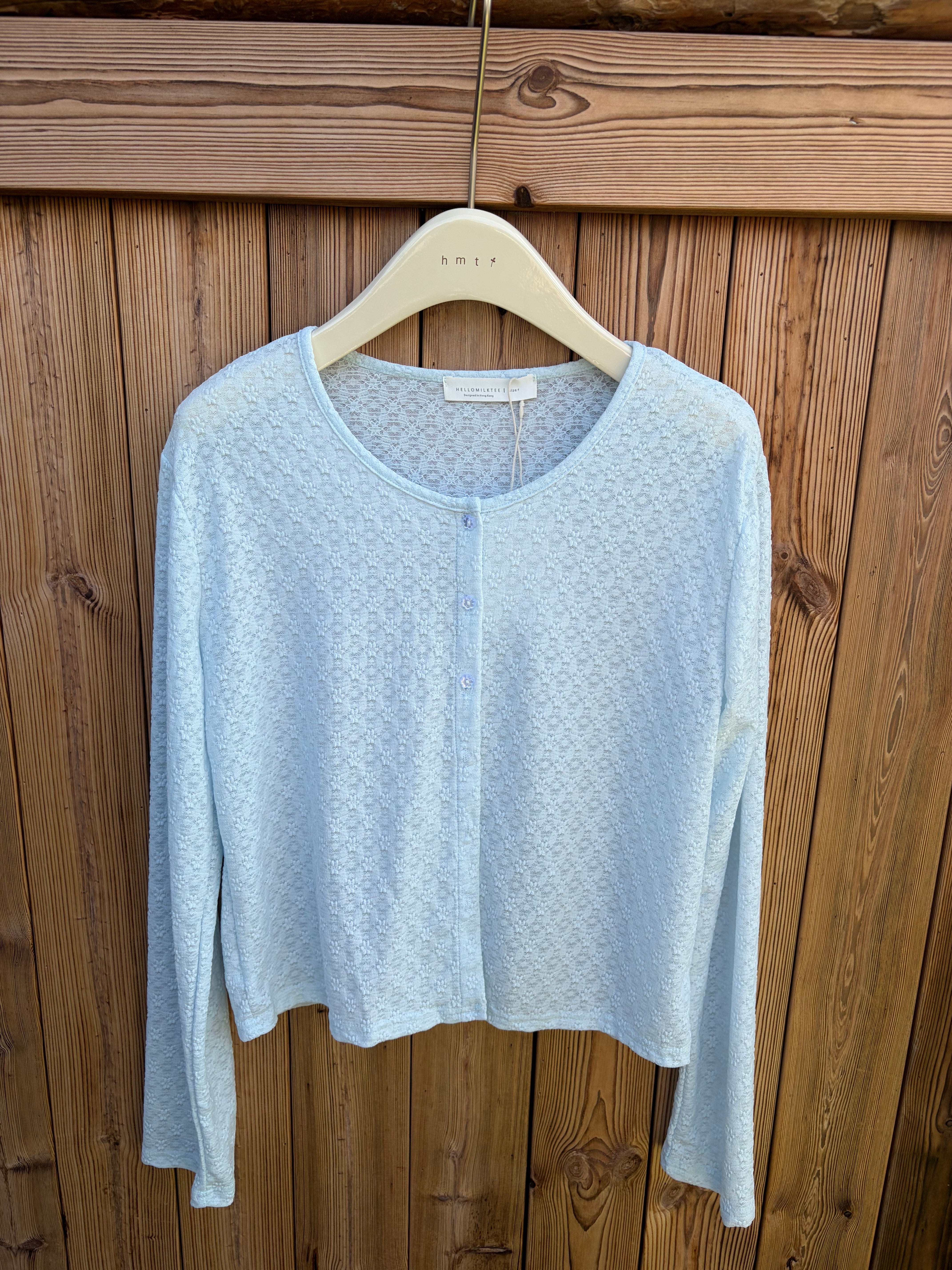 HELLO MILK TEE- 86740  百搭開衫