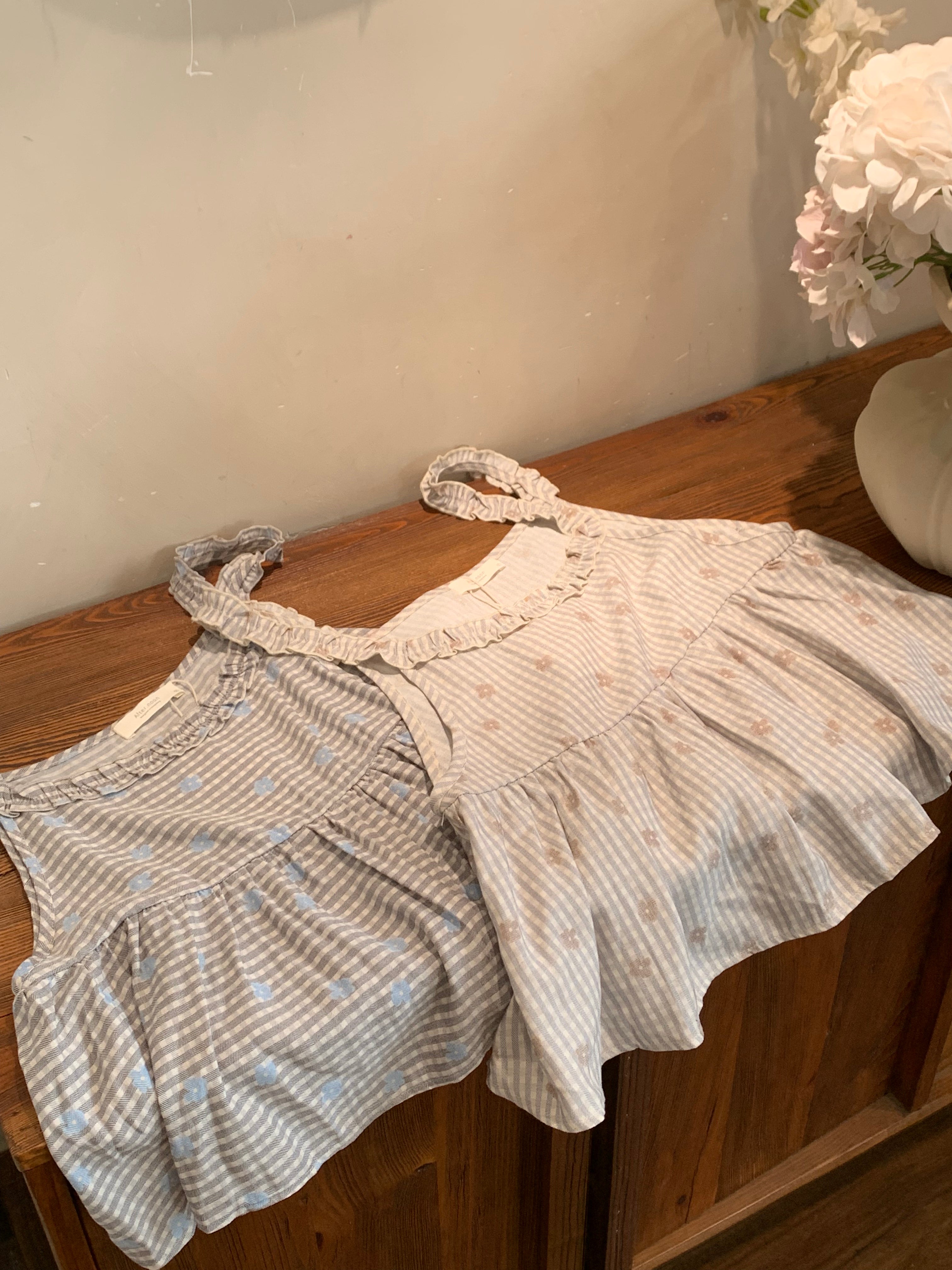 HELLO MILK TEE- 86772   吊帶小衫