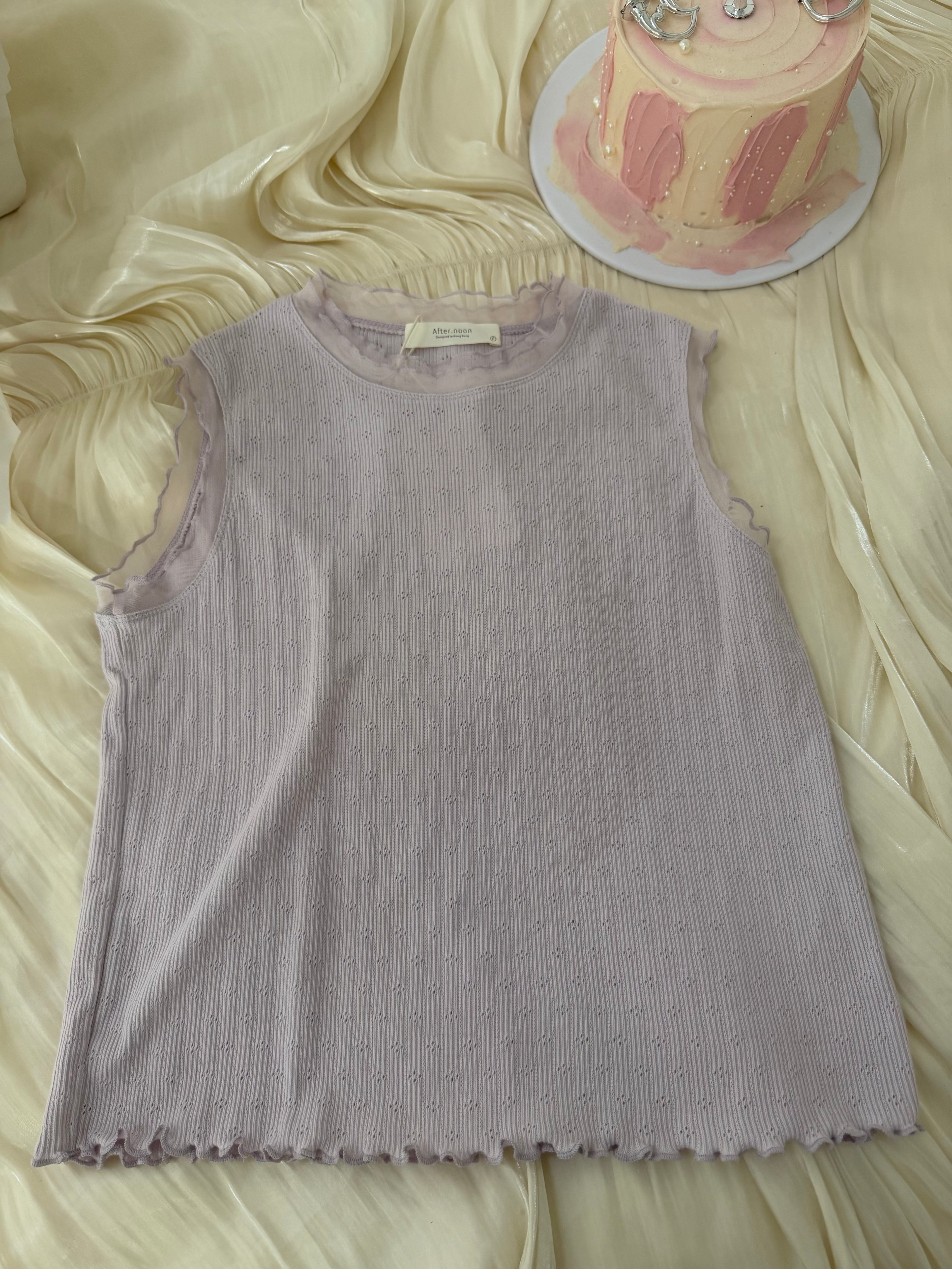 HELLO MILK TEE- 86863   無袖小衫