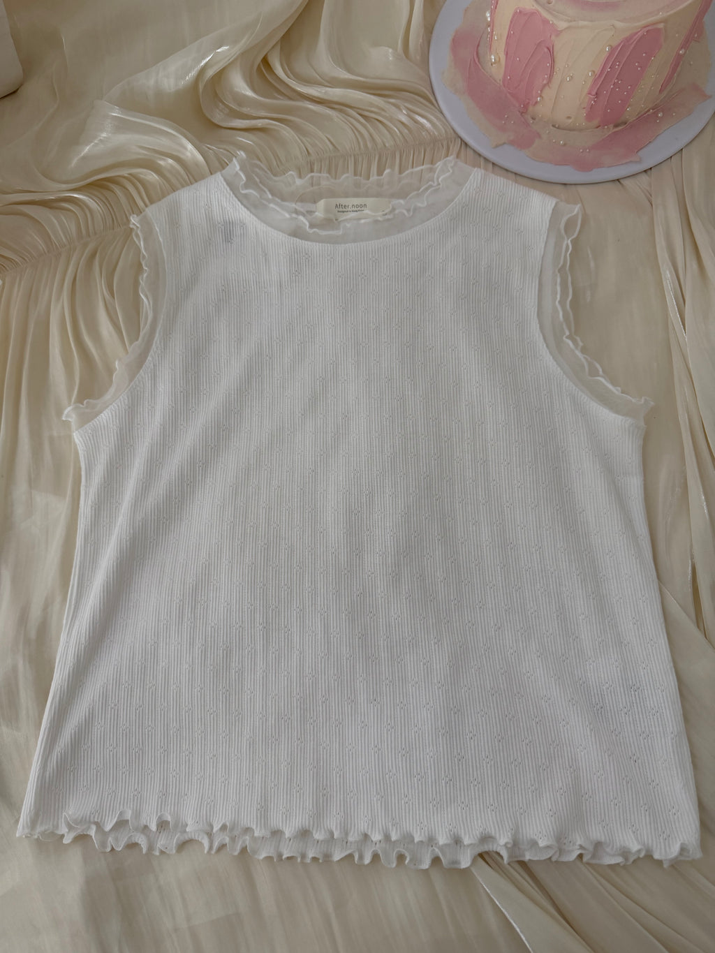 HELLO MILK TEE- 86863   無袖小衫