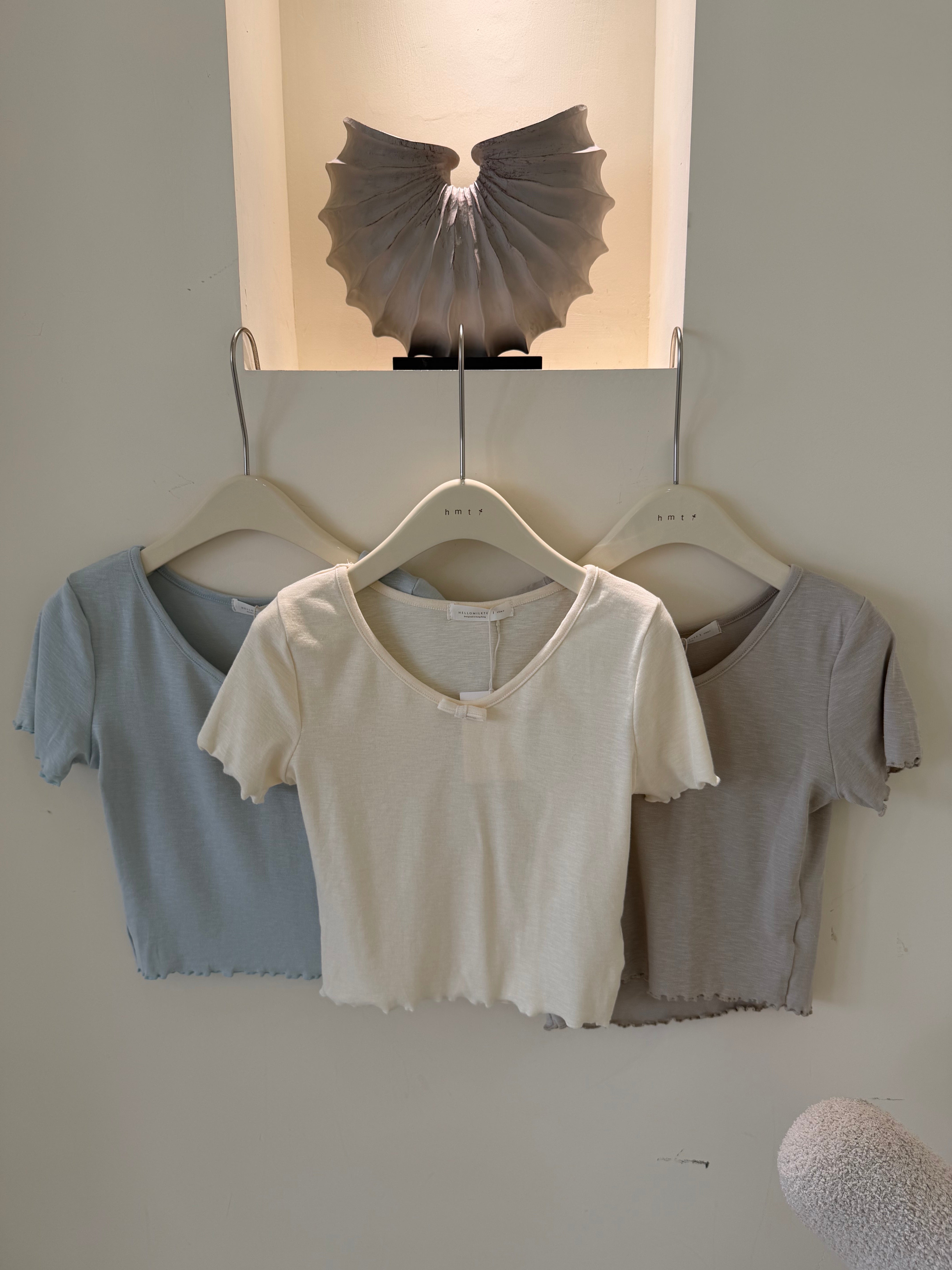 HELLO MILK TEE- 86849   圓領小衫