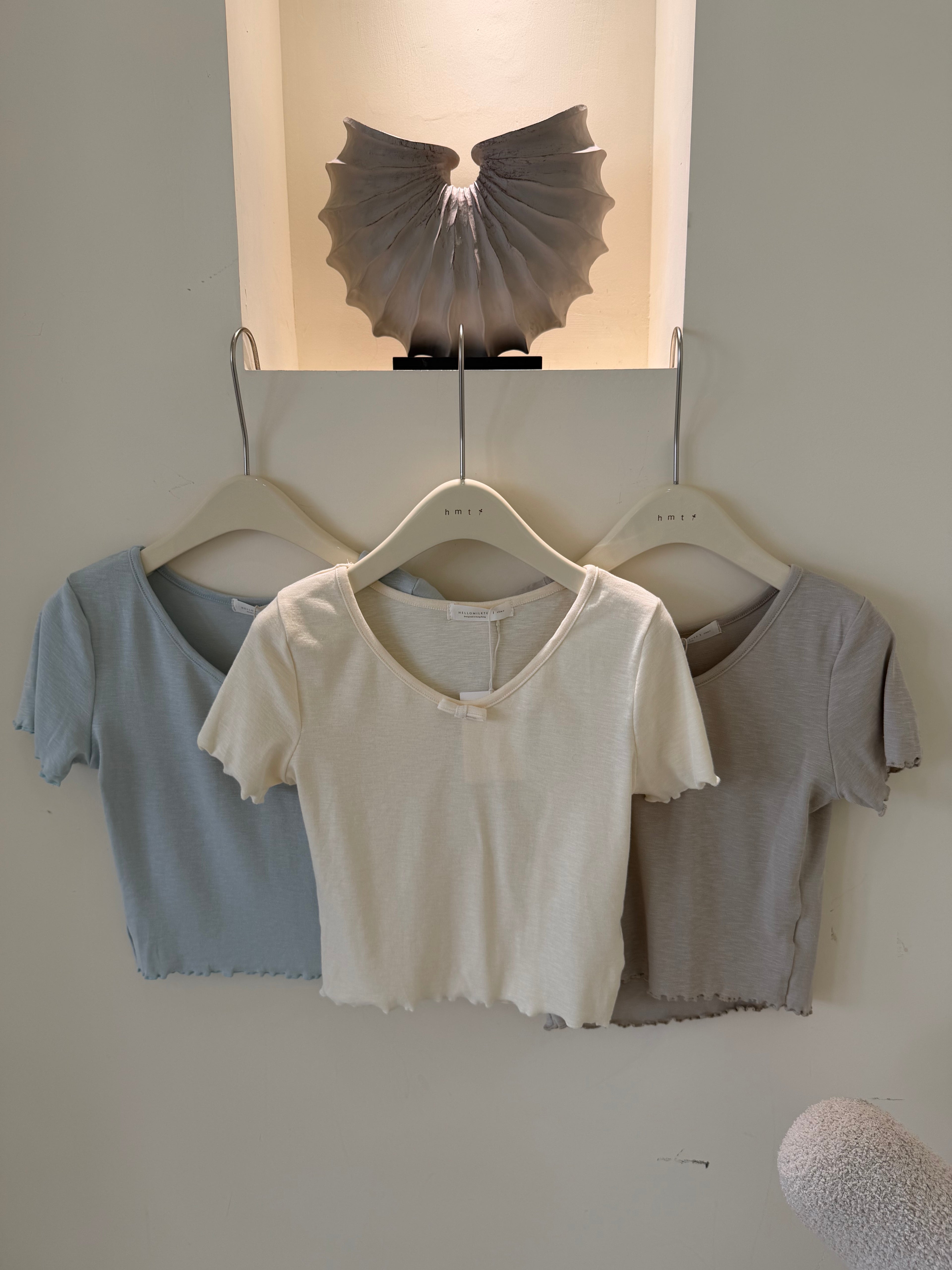 HELLO MILK TEE- 86849   圓領小衫