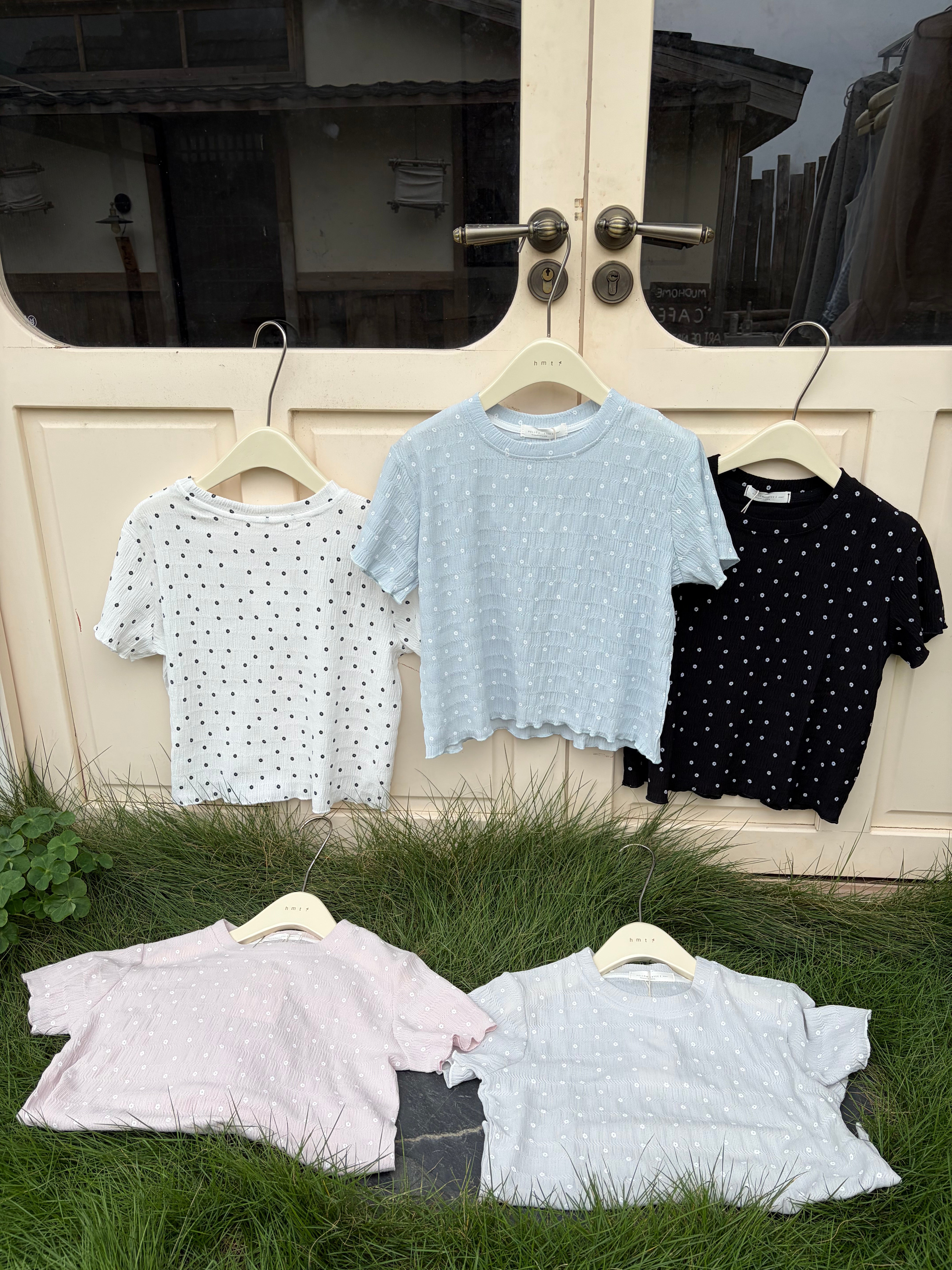 HELLO MILK TEE- 86692   簡約短袖衫