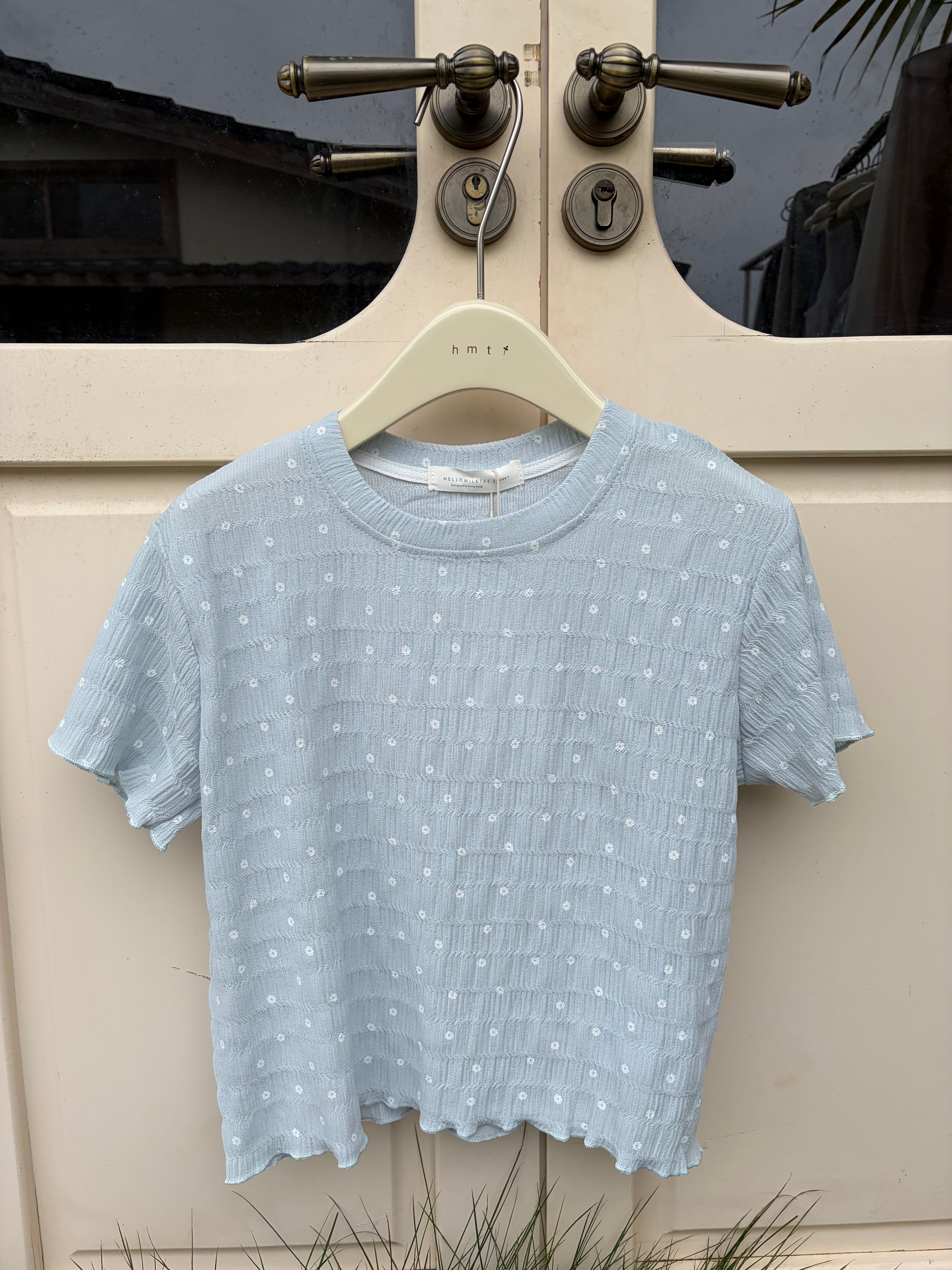 HELLO MILK TEE- 86692   簡約短袖衫