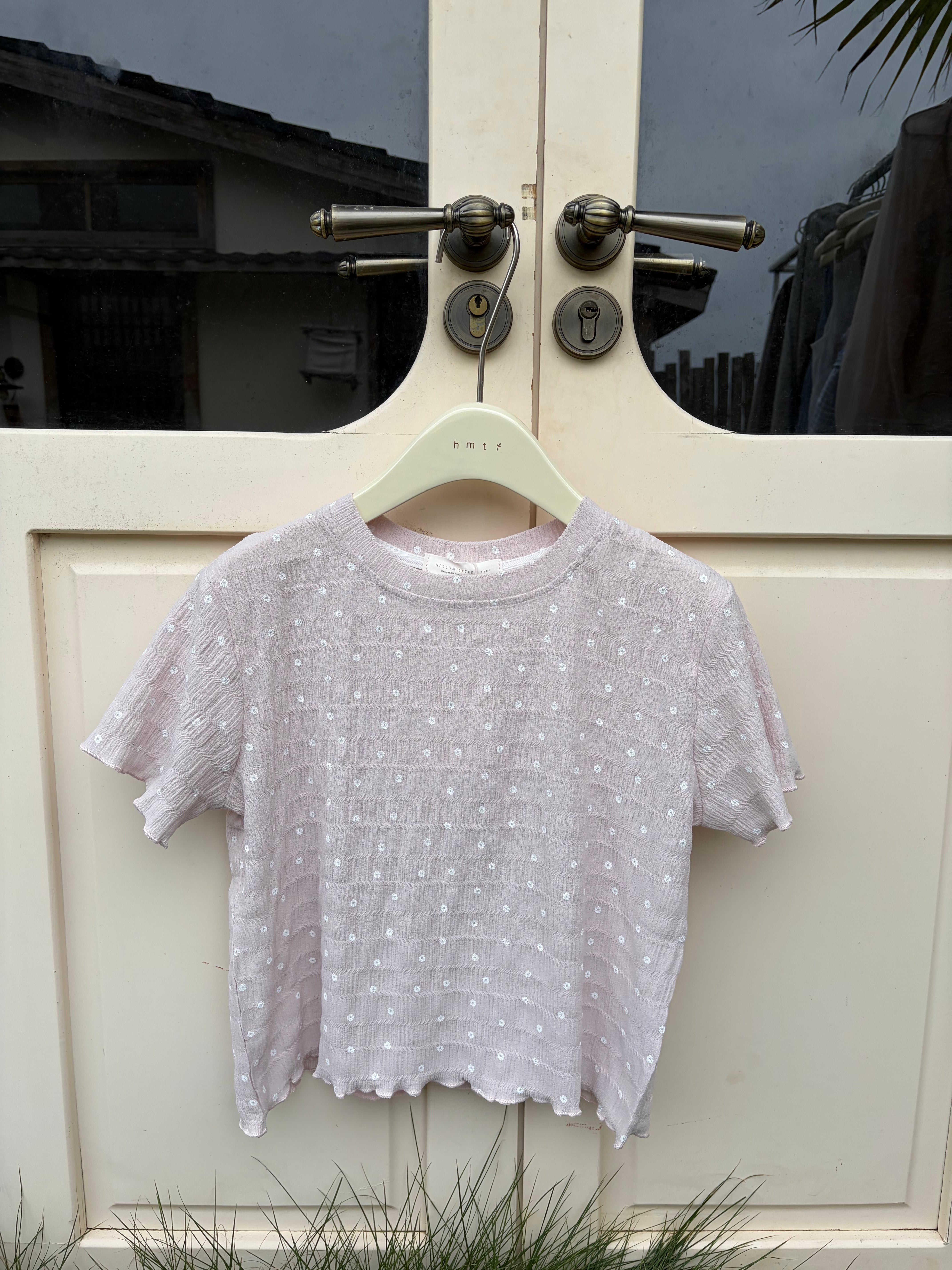 HELLO MILK TEE- 86692   簡約短袖衫