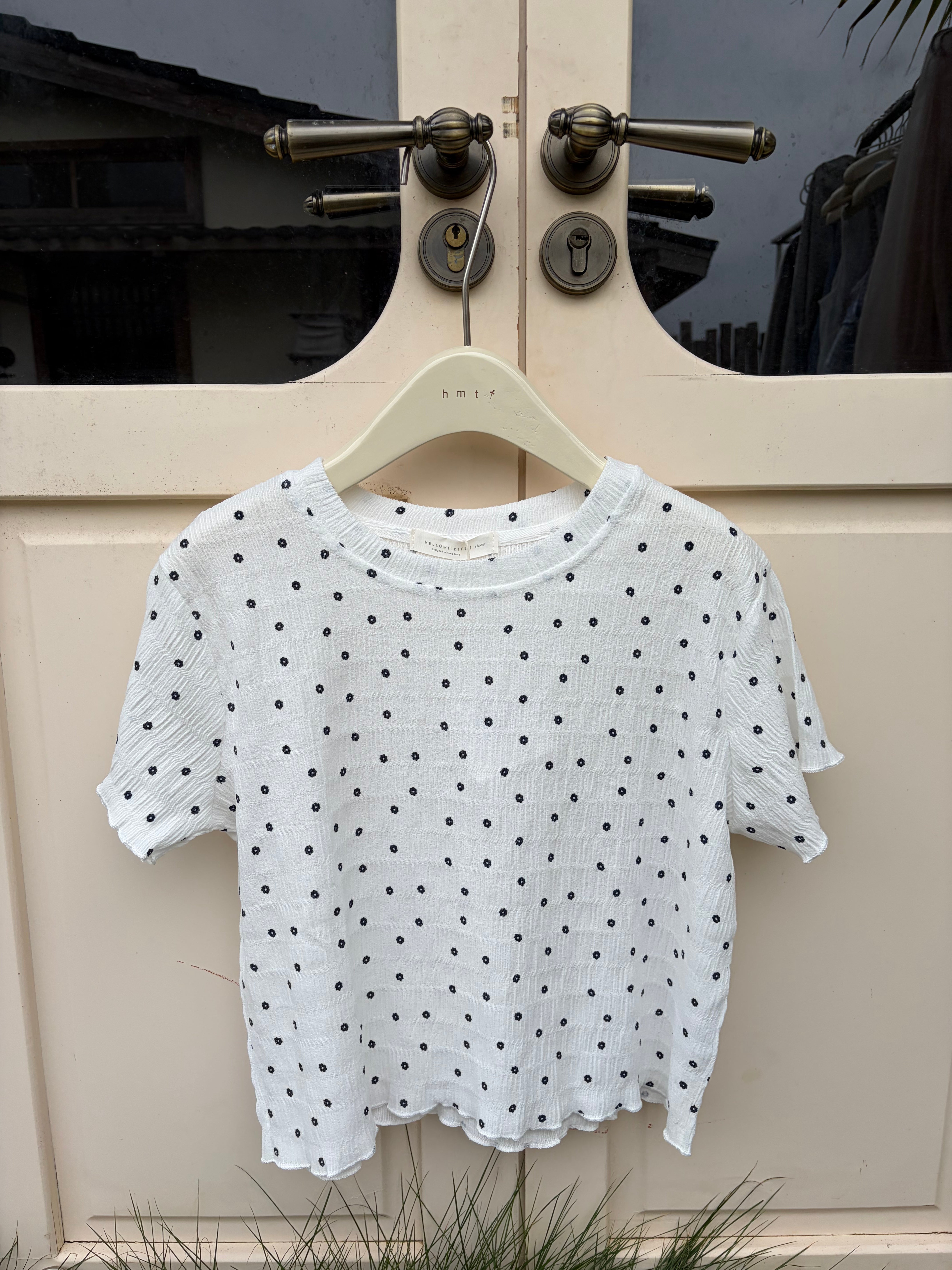 HELLO MILK TEE- 86692   簡約短袖衫