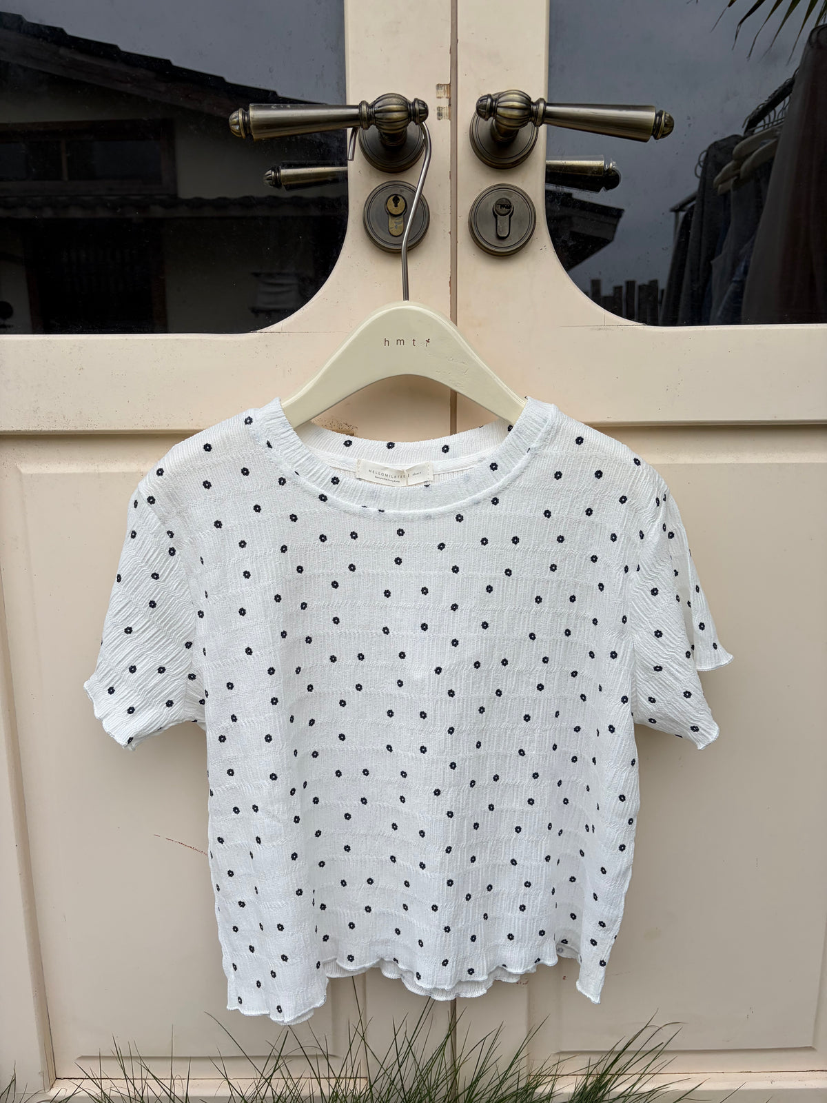 HELLO MILK TEE- 86692   簡約短袖衫