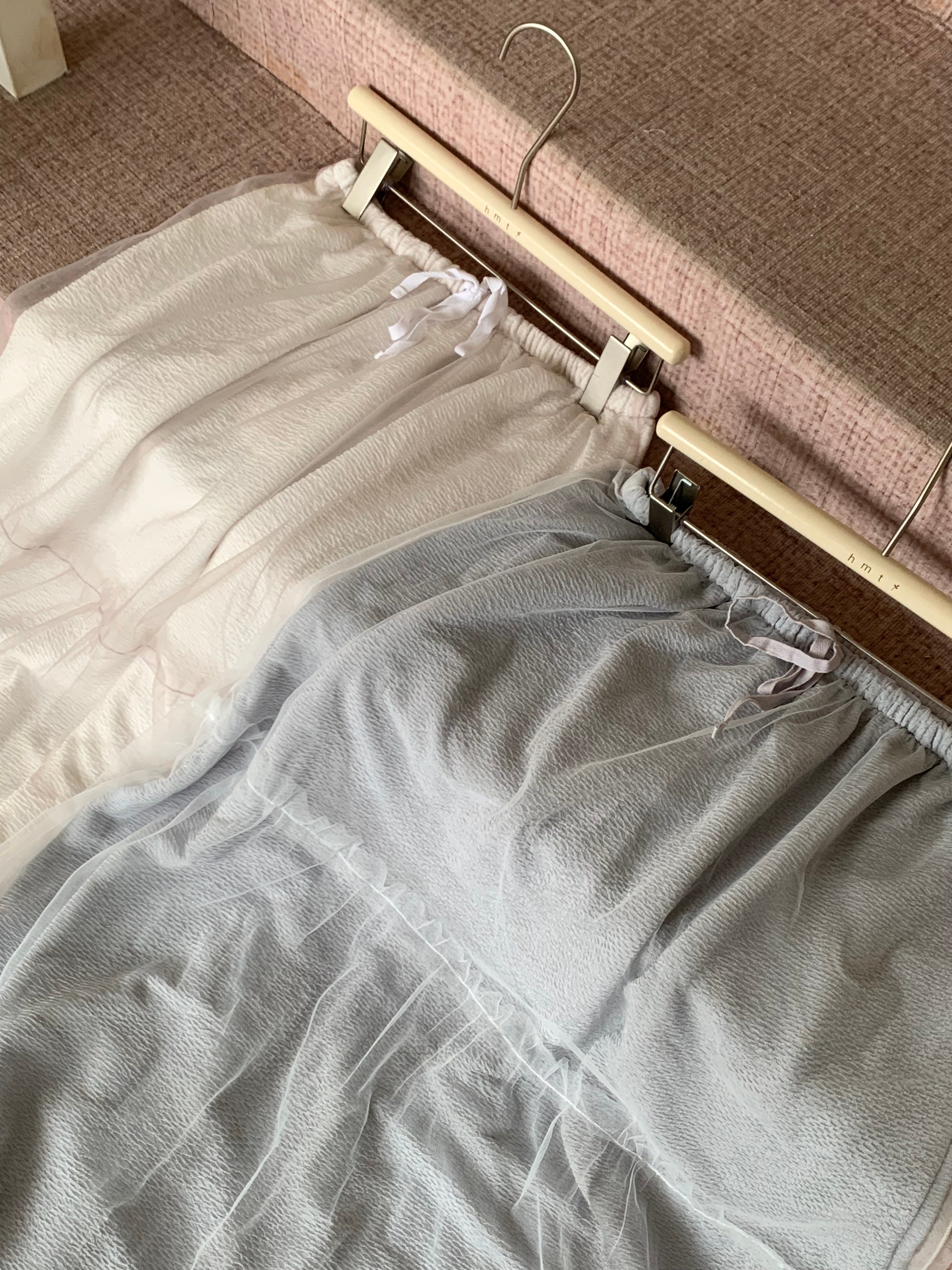 HELLO MILK TEE- 86874   網紗半裙