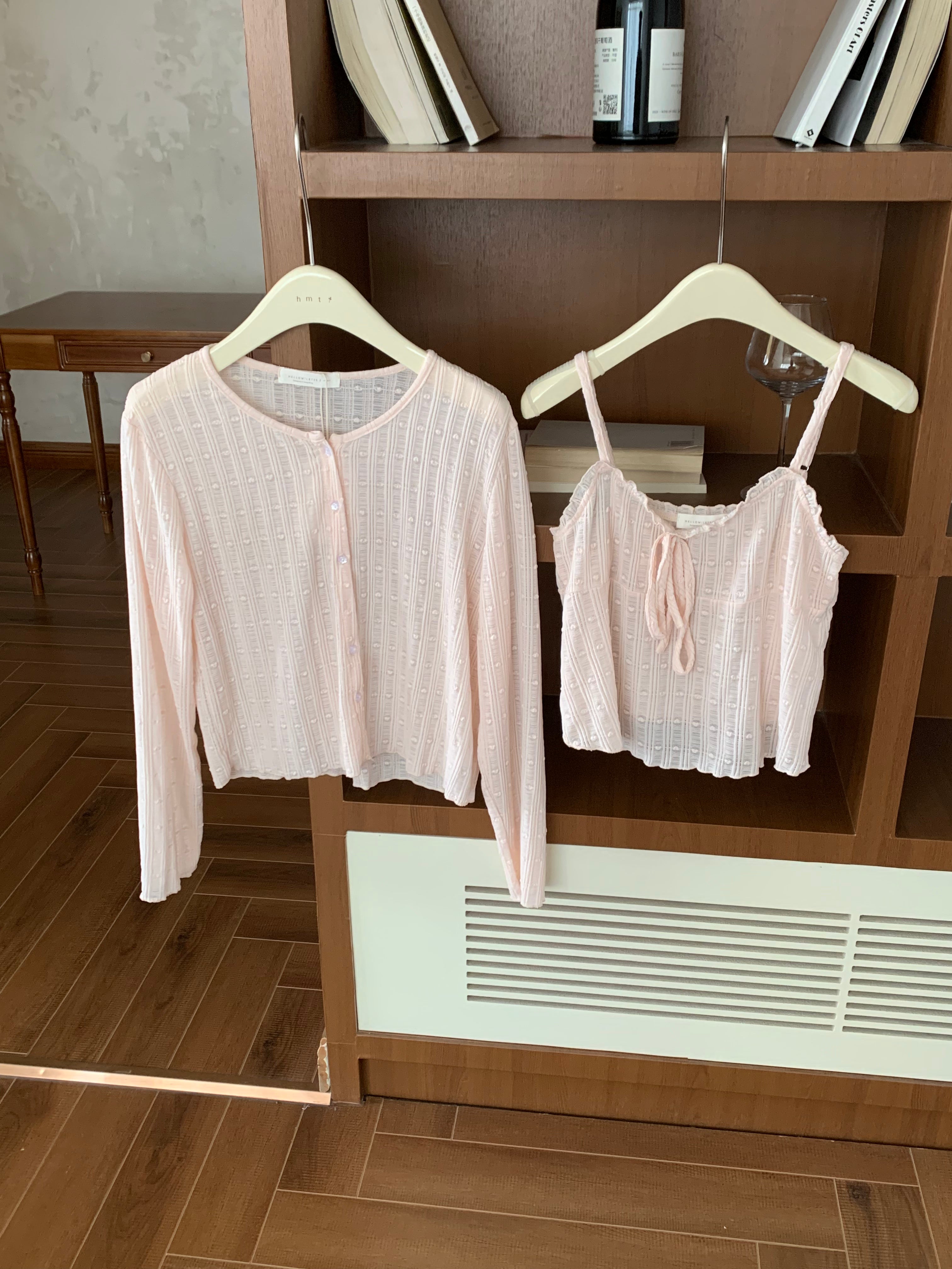 HELLO MILK TEE- 86860   韓系兩件套