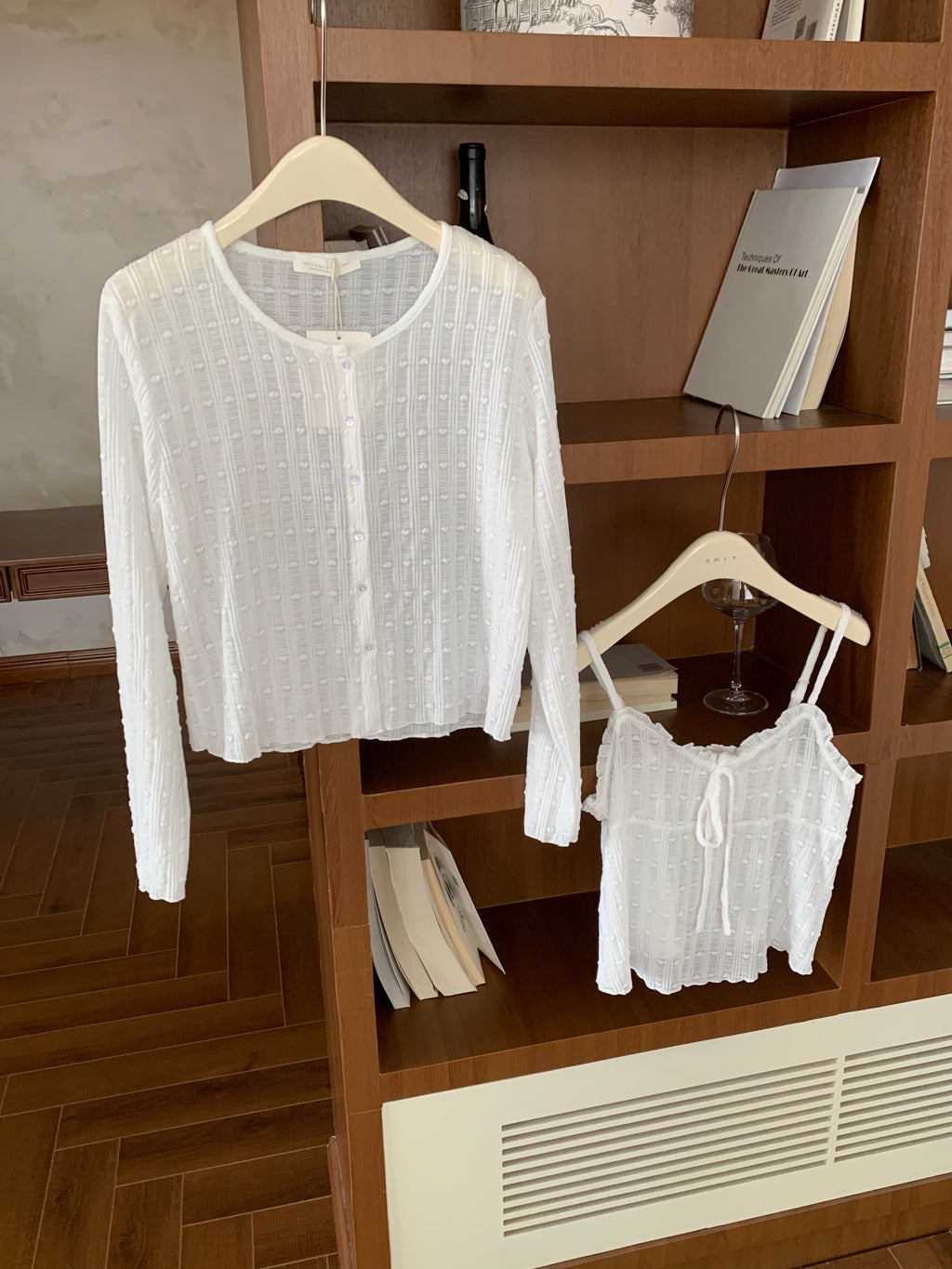 HELLO MILK TEE- 86860   韓系兩件套