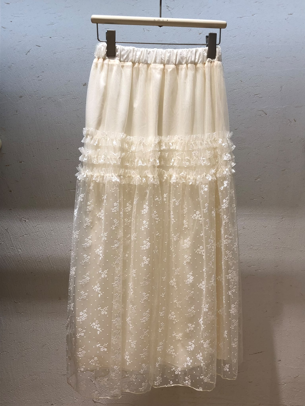 HELLO MILK TEE- 86724   花邊半裙