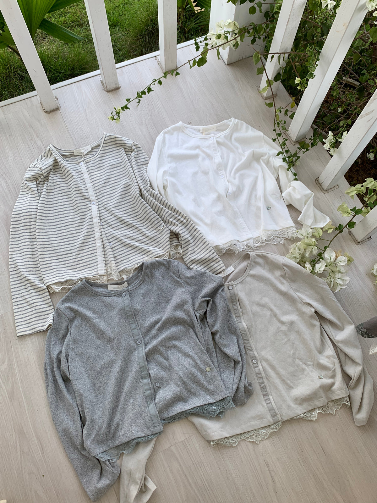 HELLO MILK TEE- 86884   圓領開衫