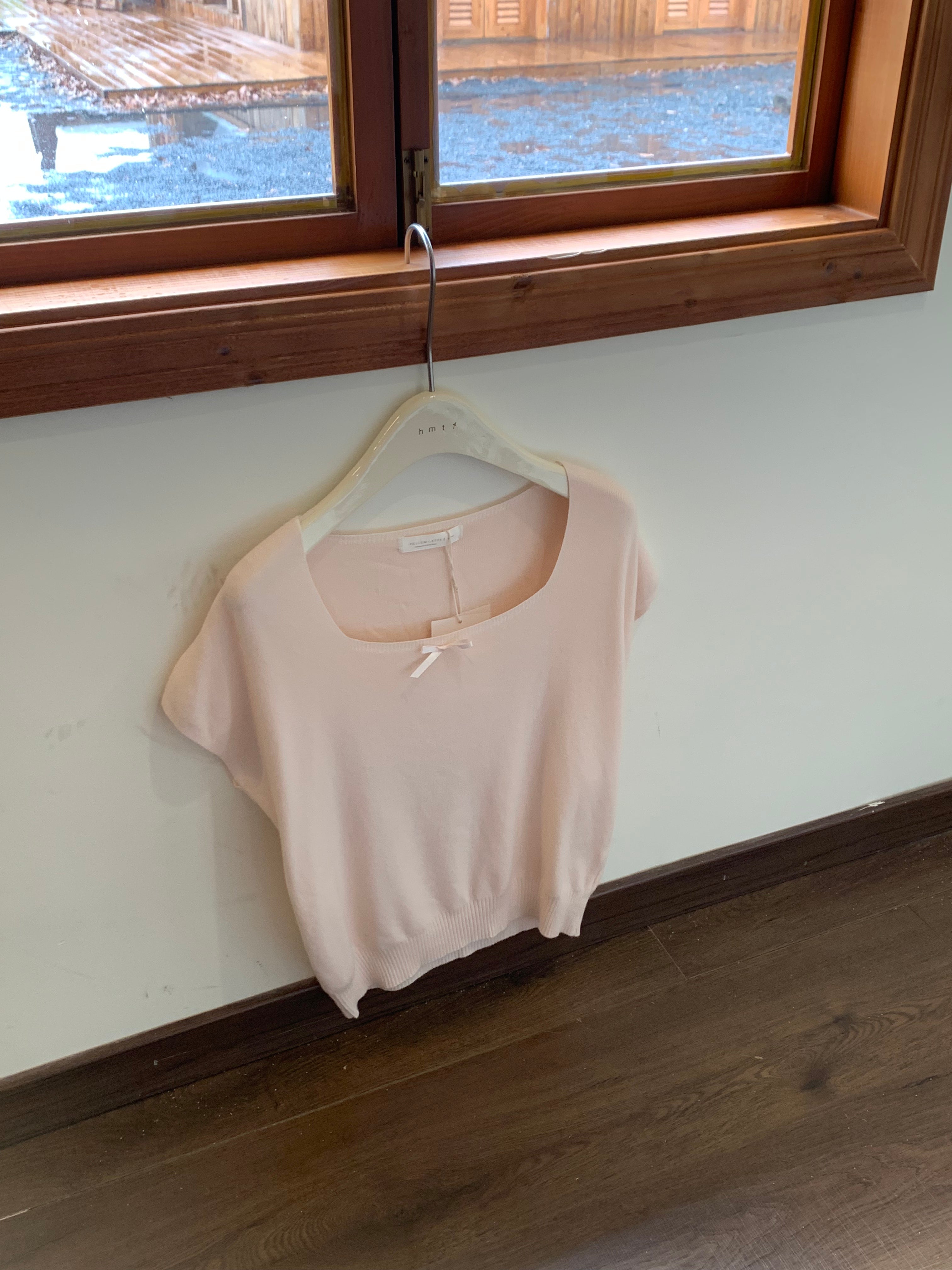 HELLO MILK TEE- 86875   方領上衣