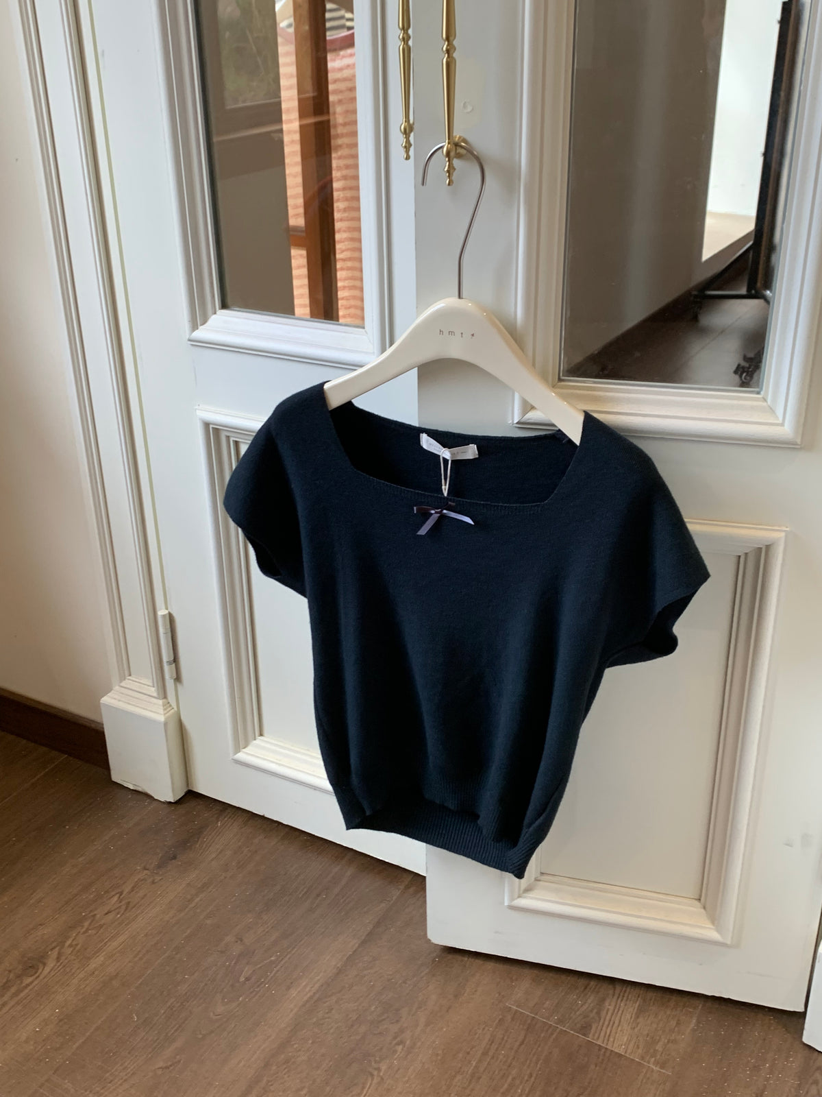 HELLO MILK TEE- 86875   方領上衣