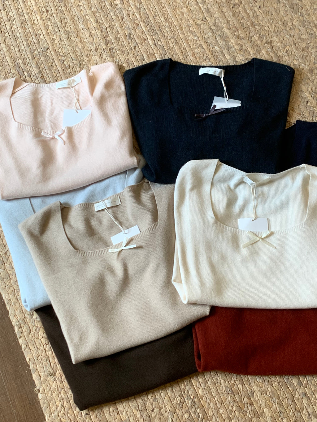 HELLO MILK TEE- 86875   方領上衣