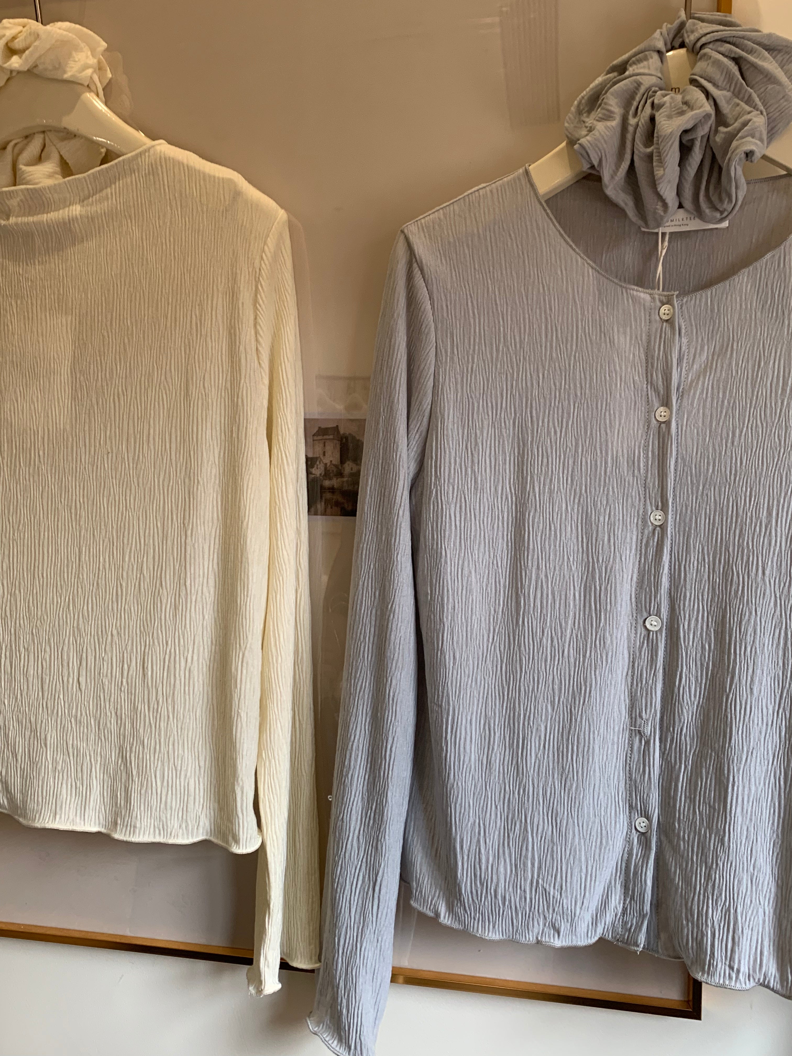 HELLO MILK TEE- 86891   氣質小衫