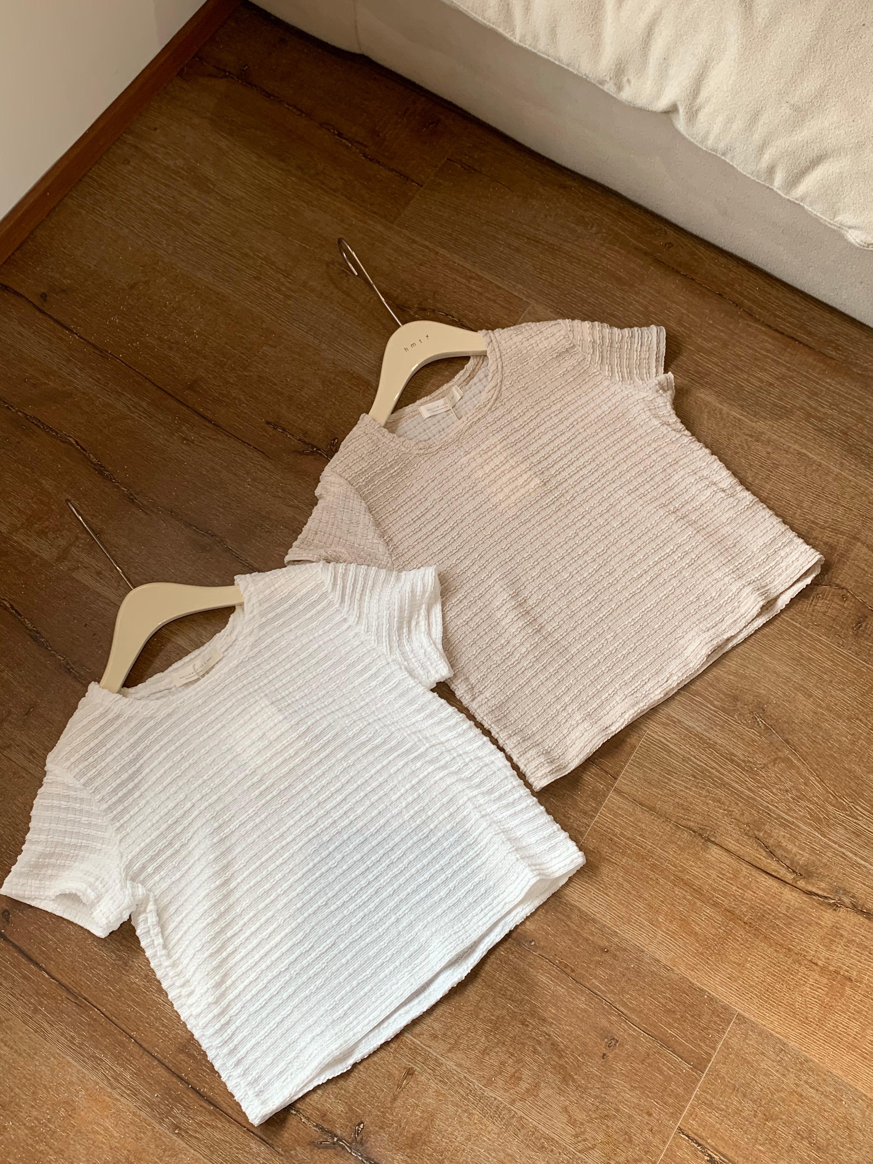 HELLO MILK TEE- 86838   圓領上衣