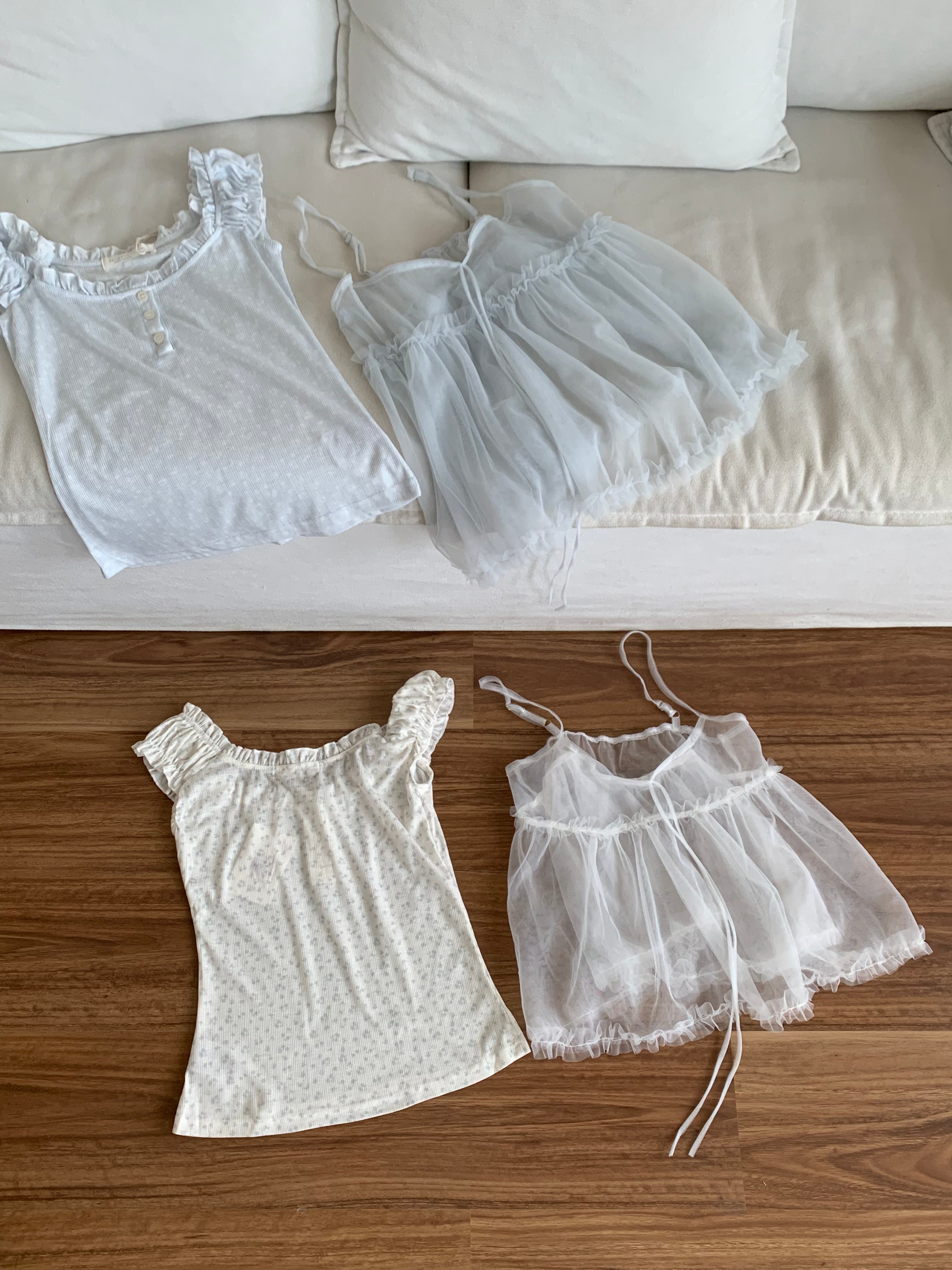 HELLO MILK TEE- 86756   百搭兩件套