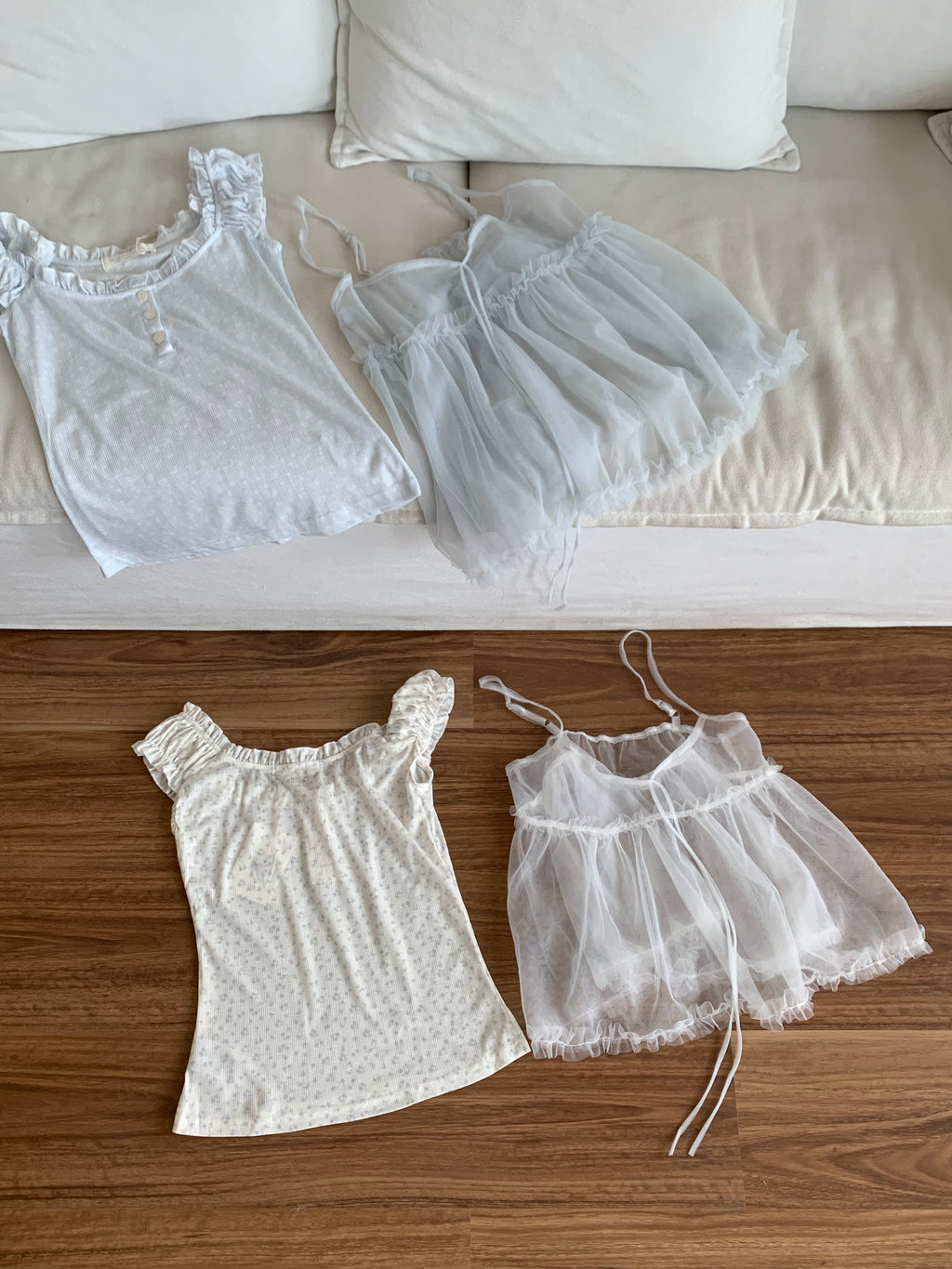 HELLO MILK TEE- 86756   百搭兩件套