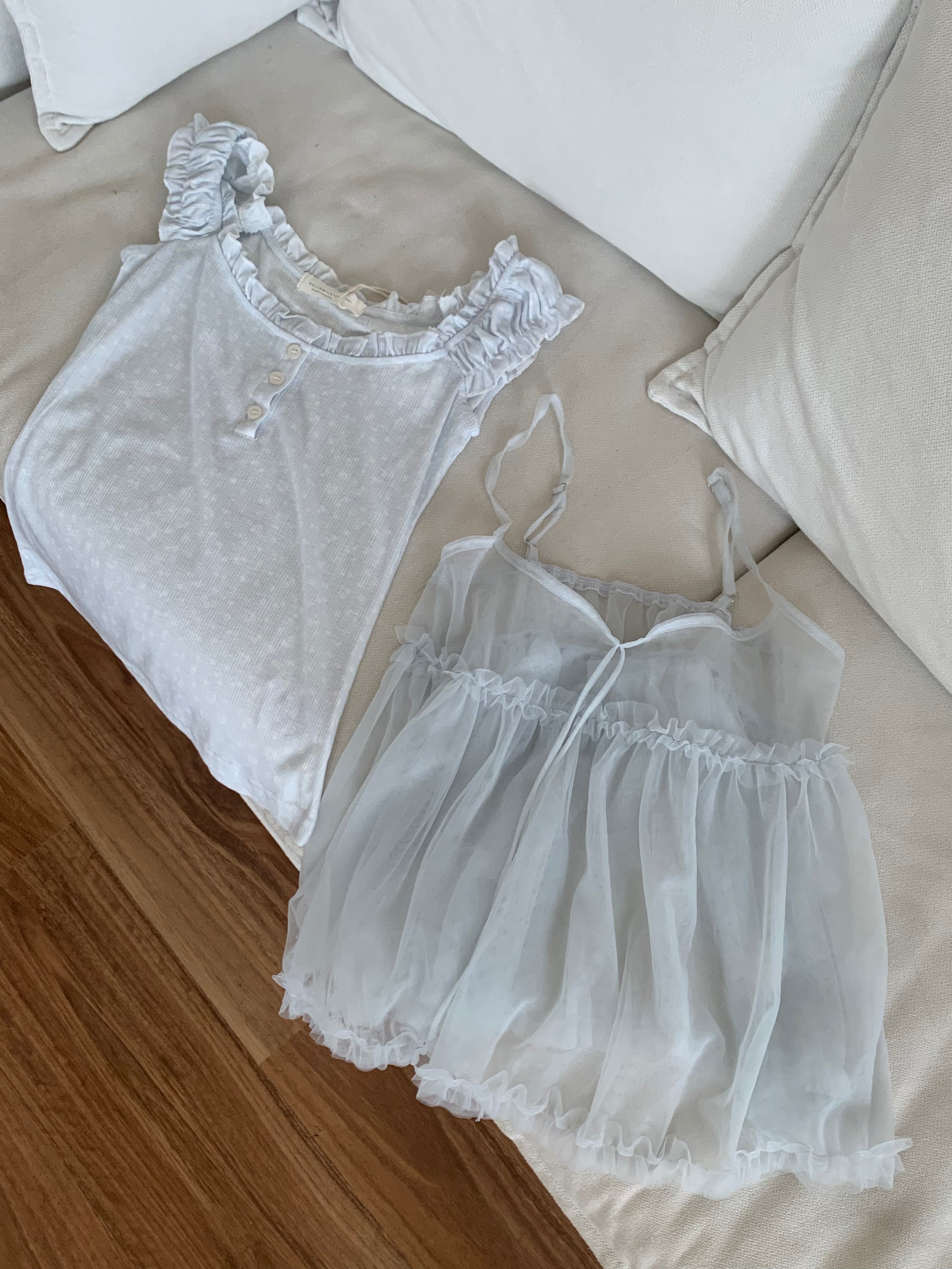 HELLO MILK TEE- 86756   百搭兩件套