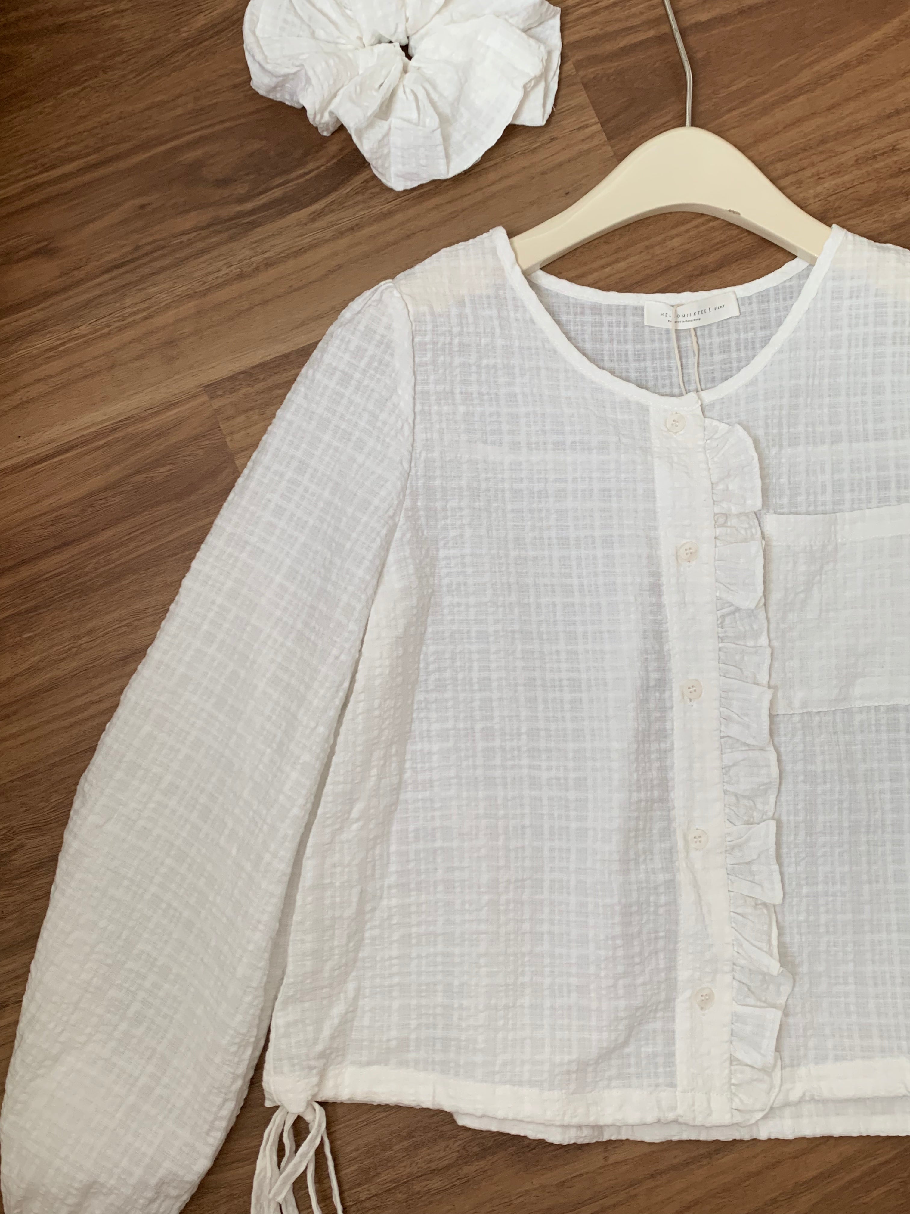 HELLO MILK TEE- 86911   簡約小衫