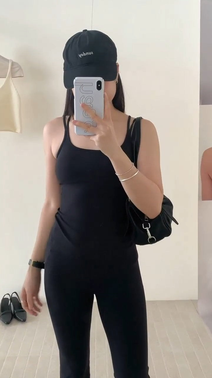 HELLO MILK TEE- 86786   瑜伽背心衫