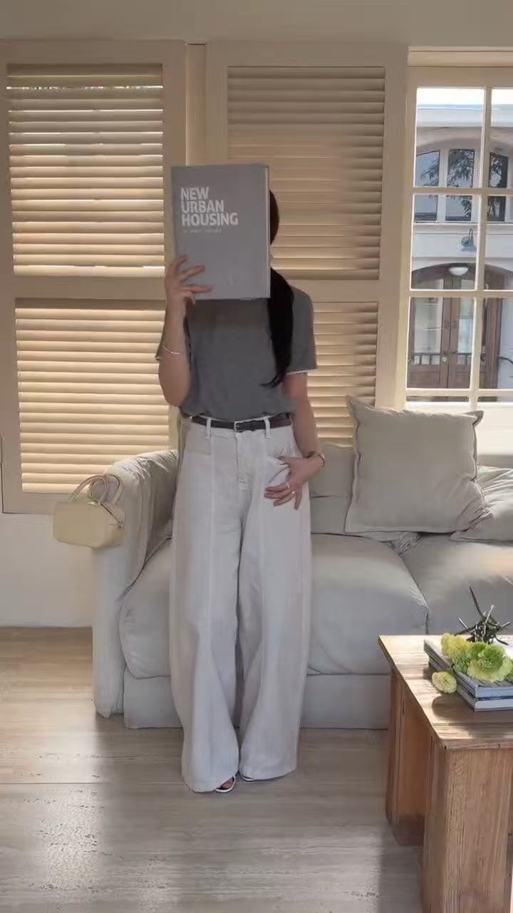 HELLO MILK TEE- 86829   花邊短袖衫