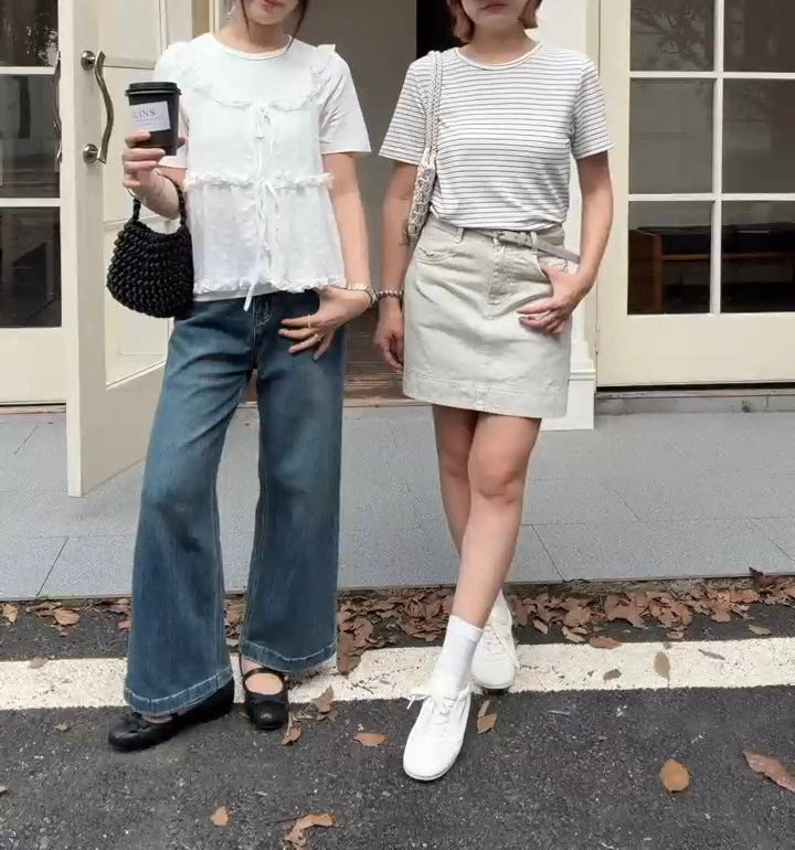 HELLO MILK TEE- 86831   圓領短袖