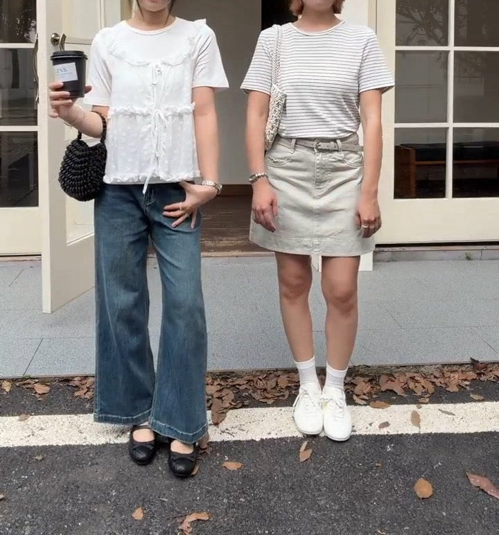 HELLO MILK TEE- 86819   皮質單鞋