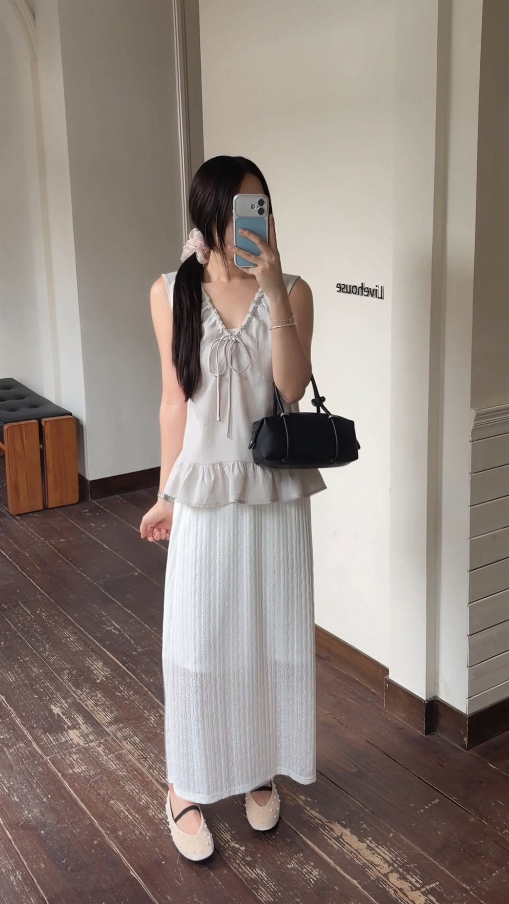 HELLO MILK TEE- 86822   珍珠單鞋