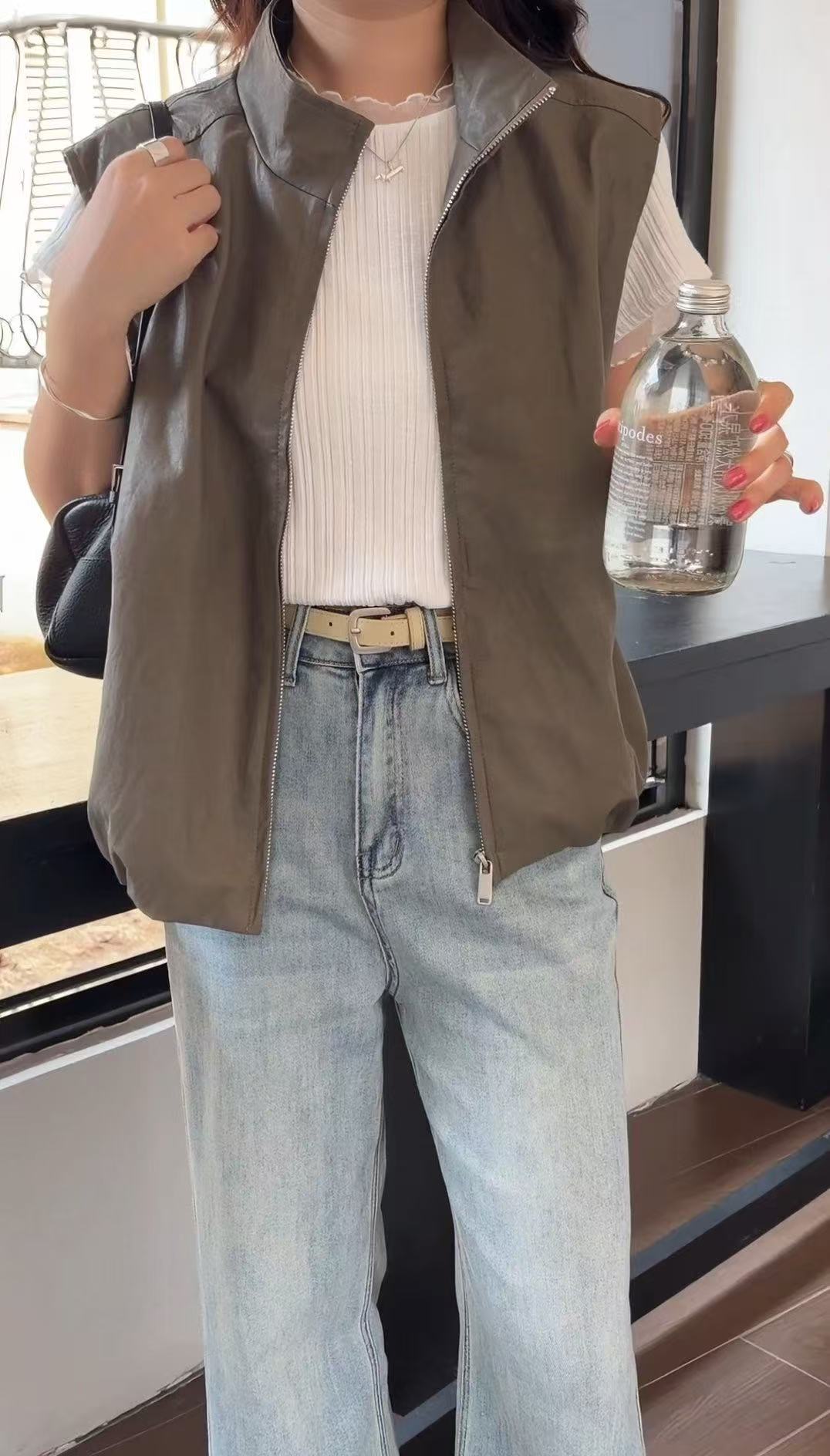 HELLO MILK TEE- 86846   無袖外套
