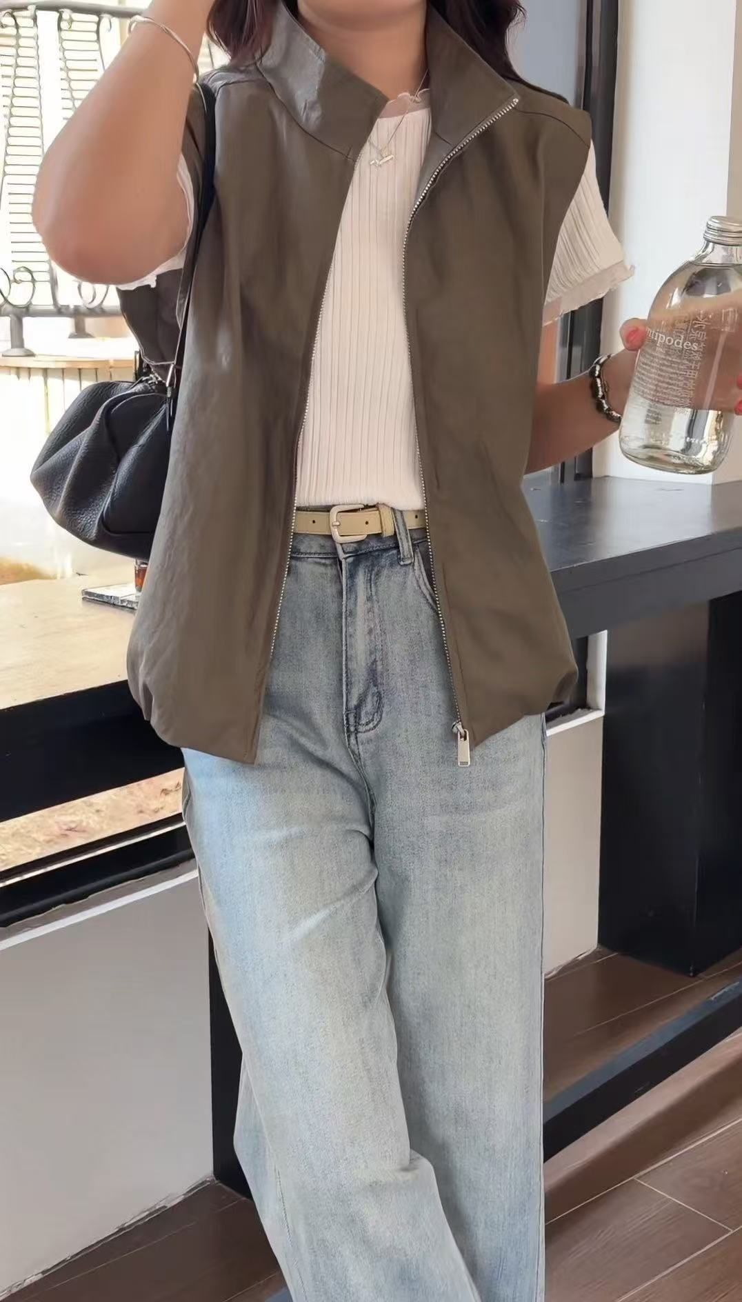 HELLO MILK TEE- 86846   無袖外套