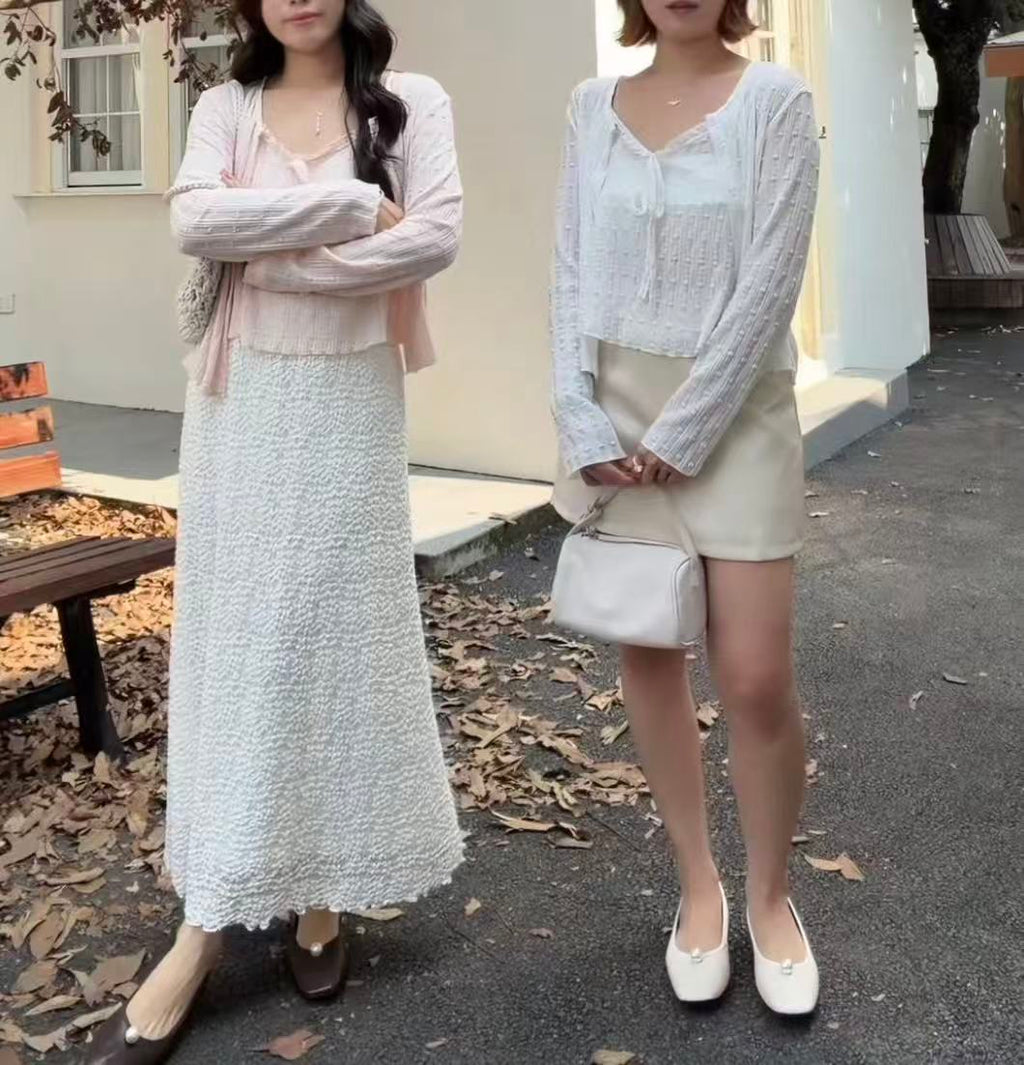HELLO MILK TEE- 86860   韓系兩件套