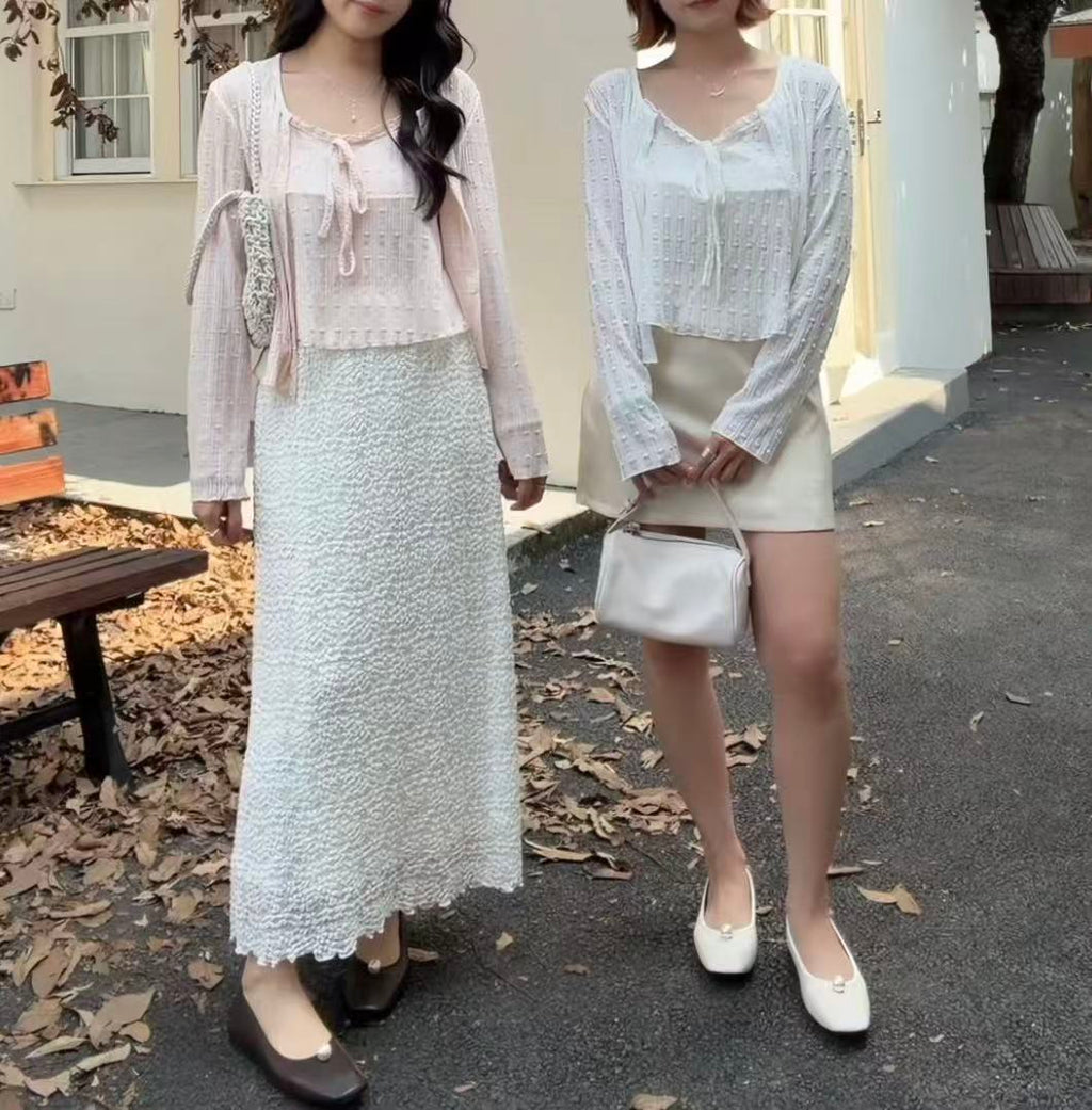 HELLO MILK TEE- 86860   韓系兩件套