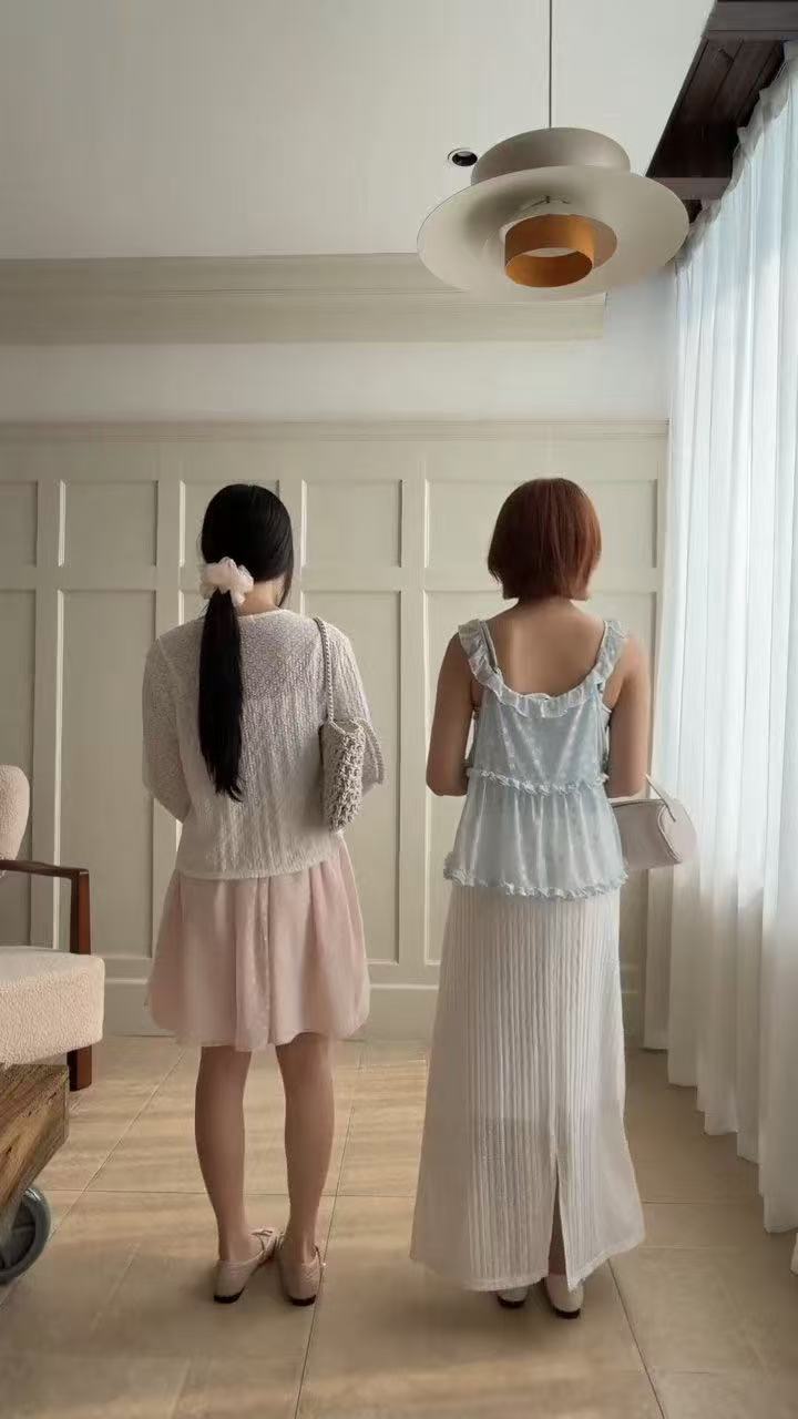 HELLO MILK TEE- 86761   法式半裙