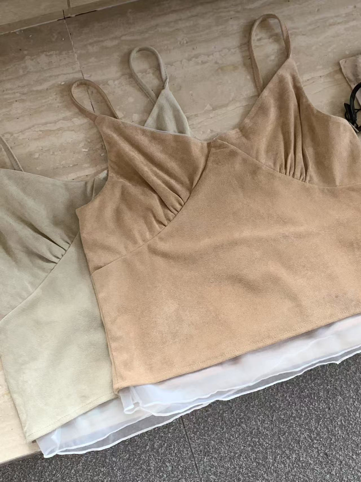 HELLO MILK TEE- 86926 吊帶上衣