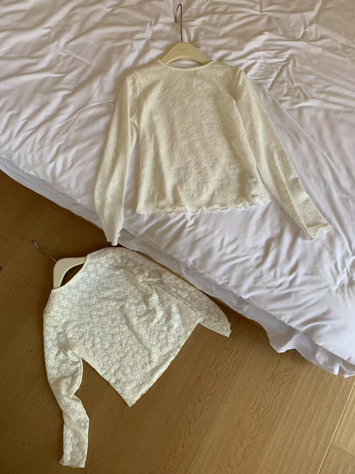 HELLO MILK TEE- 86928 拼接小衫