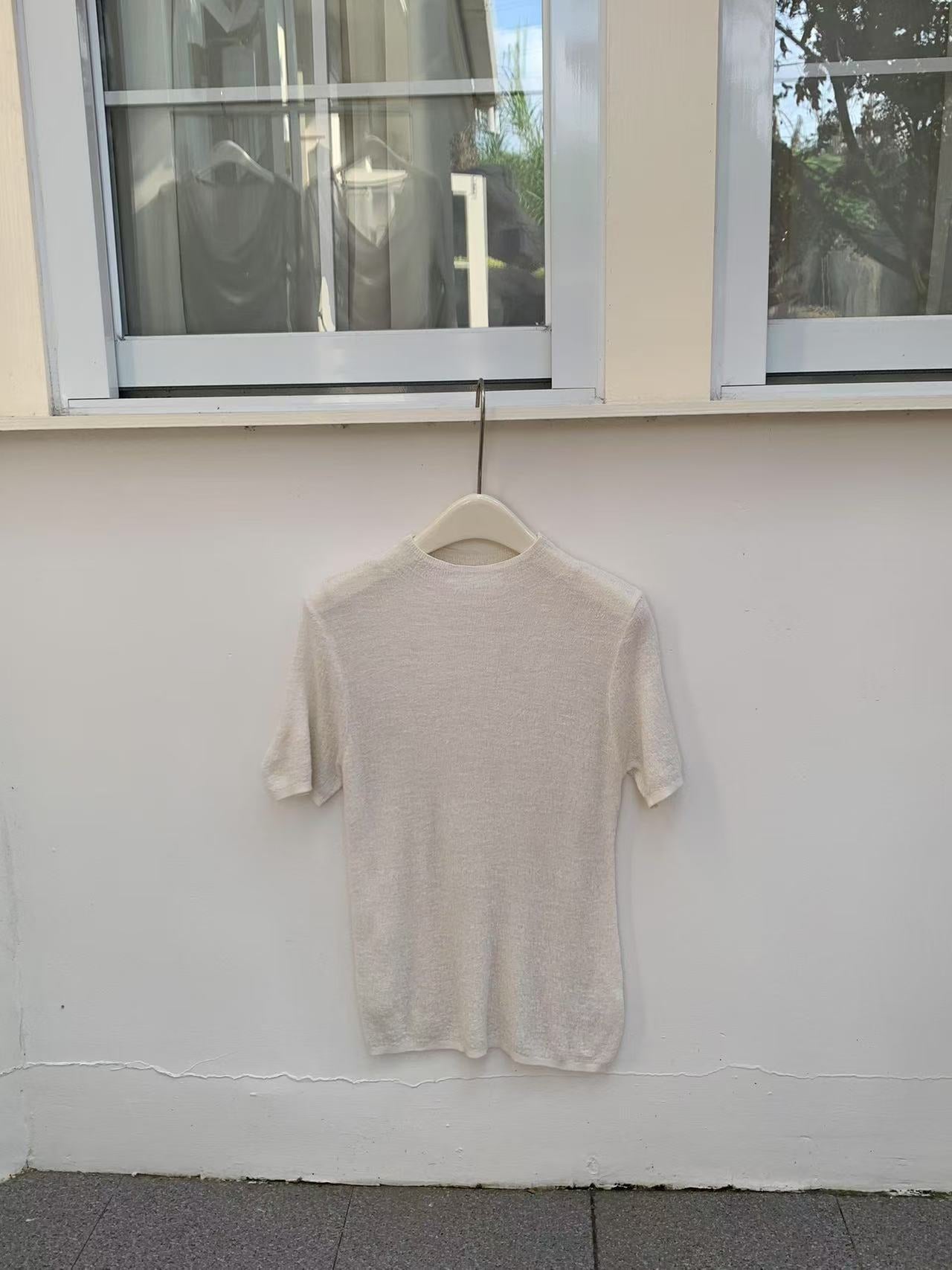 HELLO MILK TEE- 86892 半高領小衫