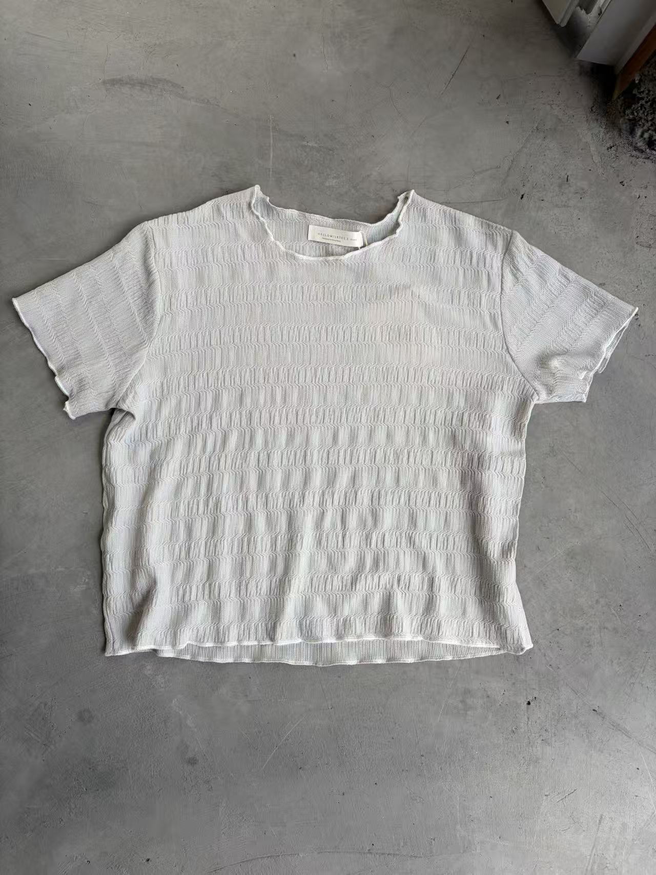 HELLO MILK TEE- 86879 純色上衣
