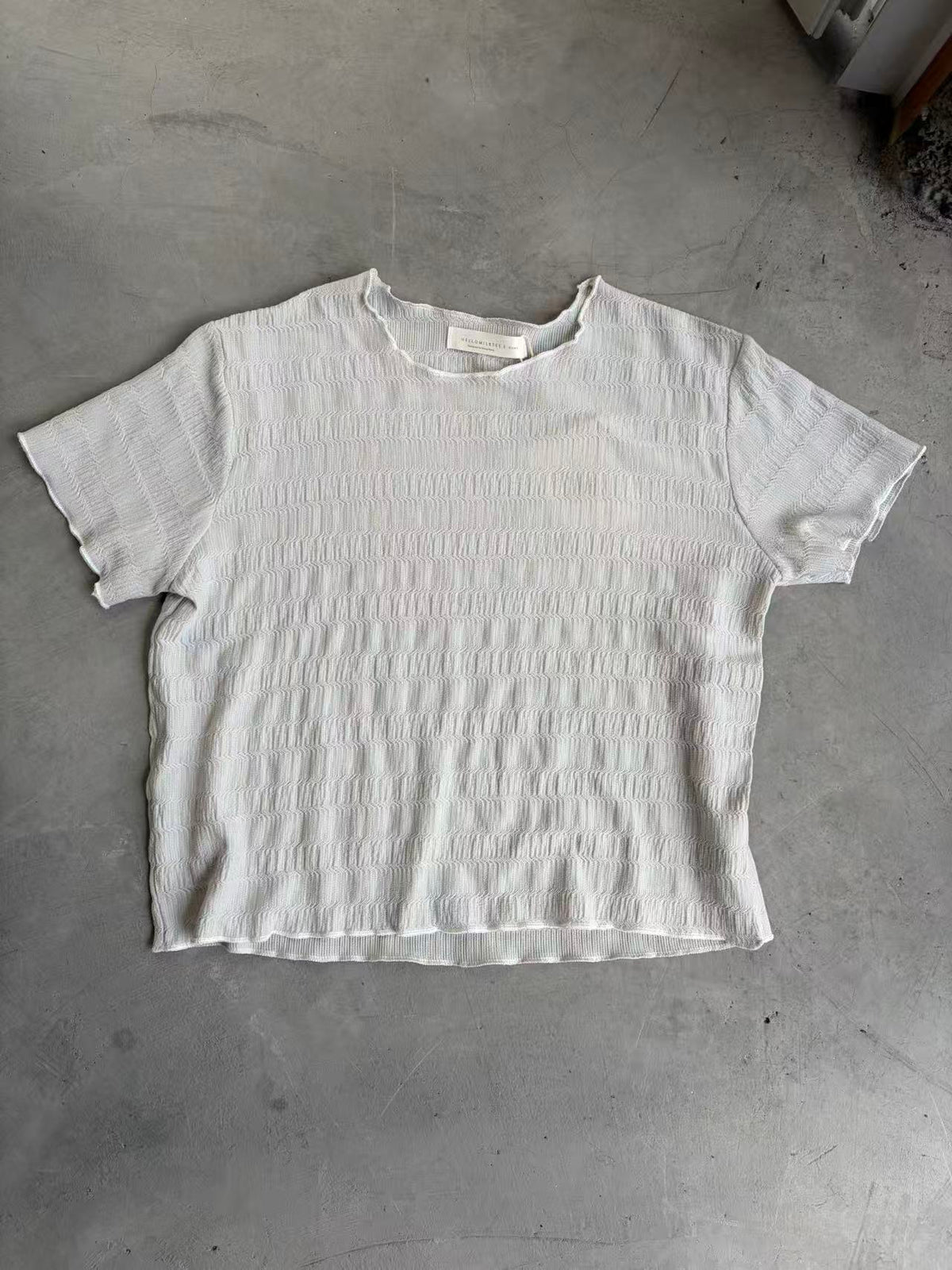 HELLO MILK TEE- 86879 純色上衣