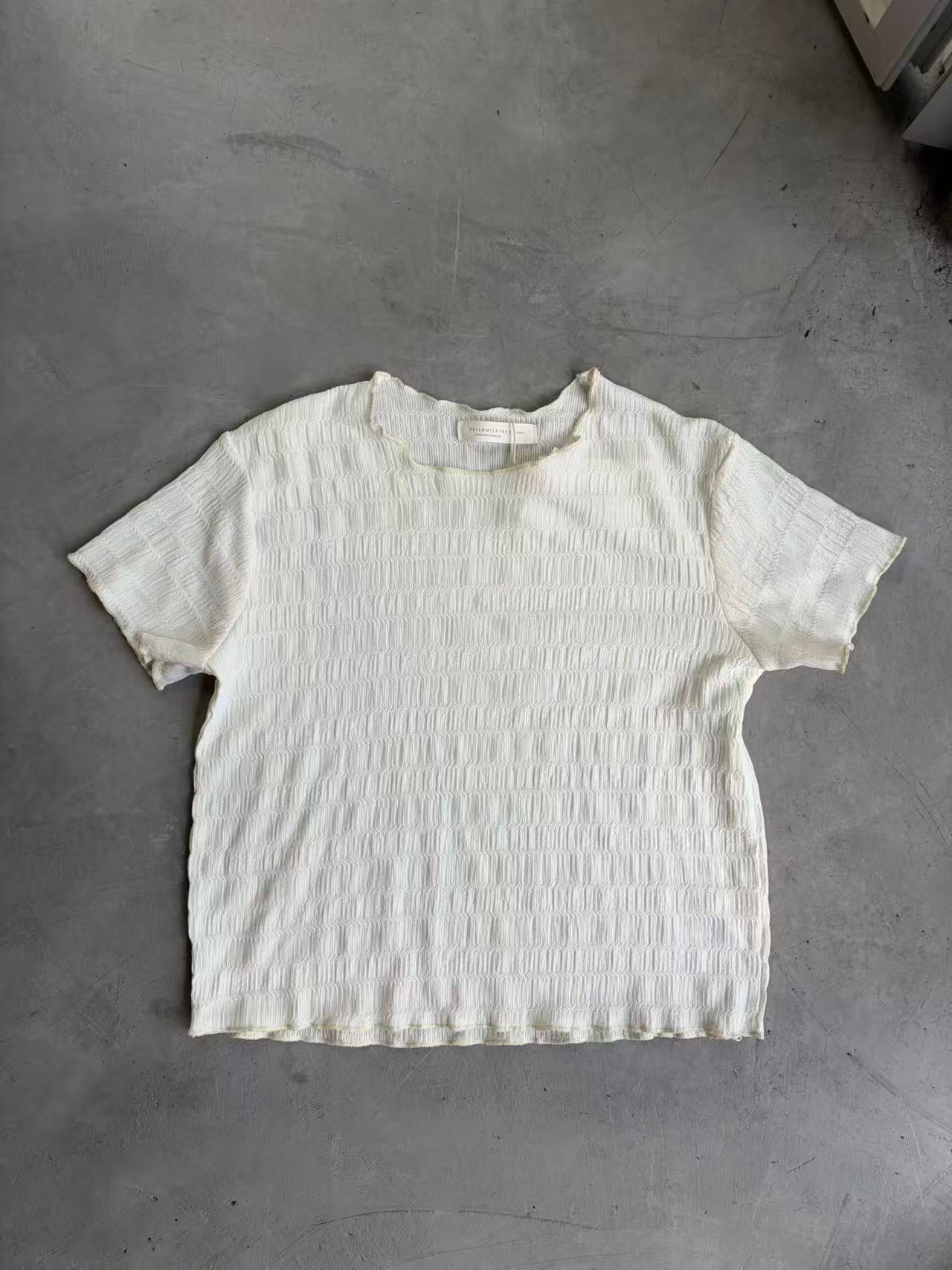 HELLO MILK TEE- 86879 純色上衣