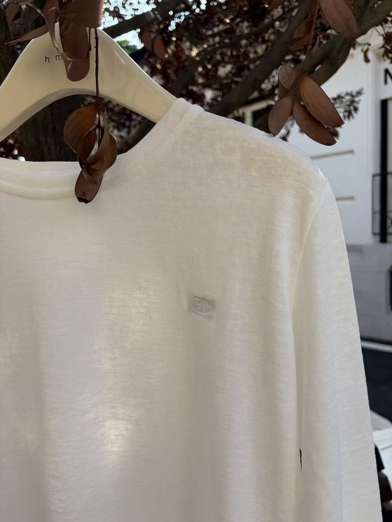 HELLO MILK TEE- 86939 刺繡上衣