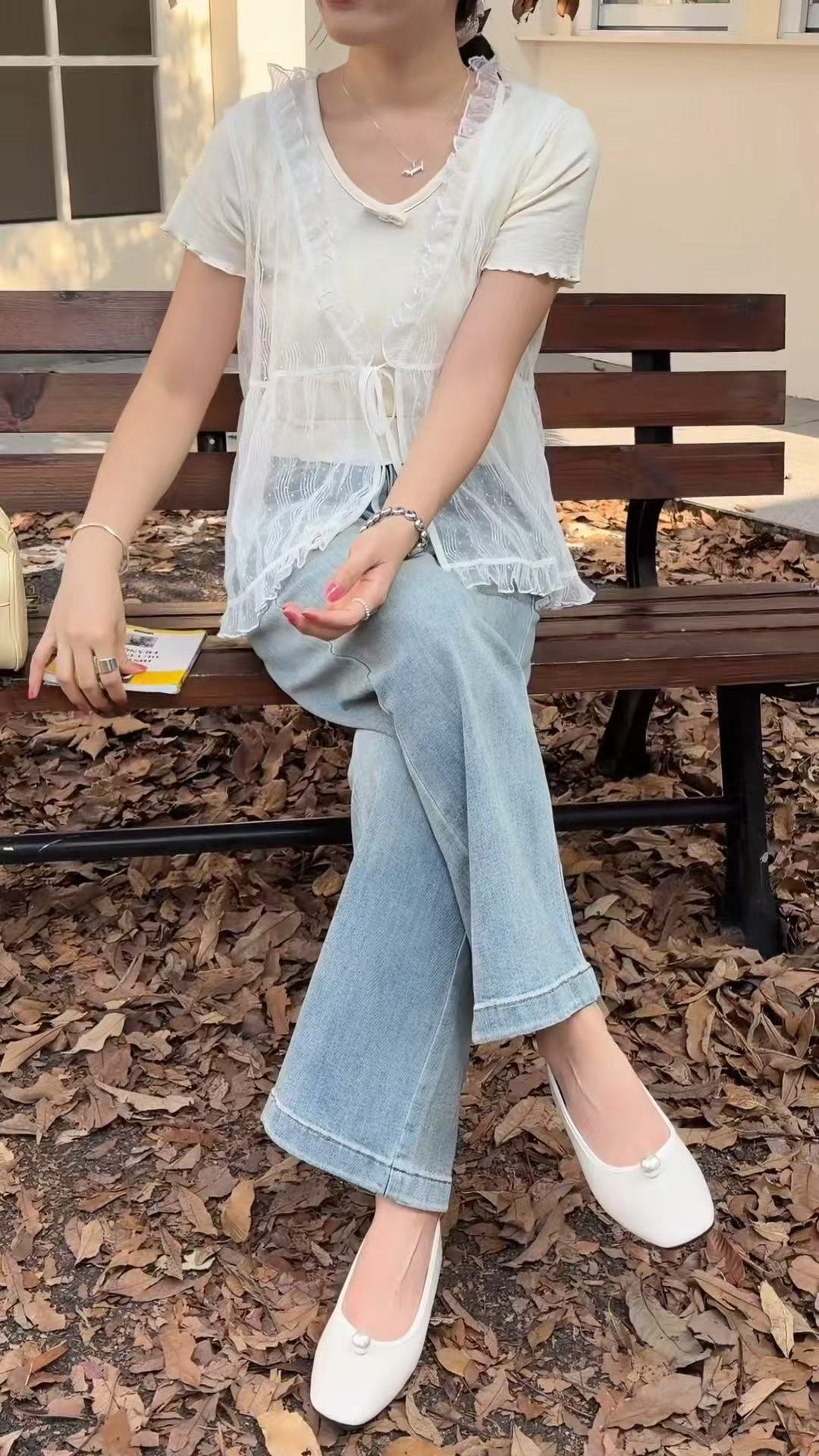 HELLO MILK TEE- 86849   圓領小衫