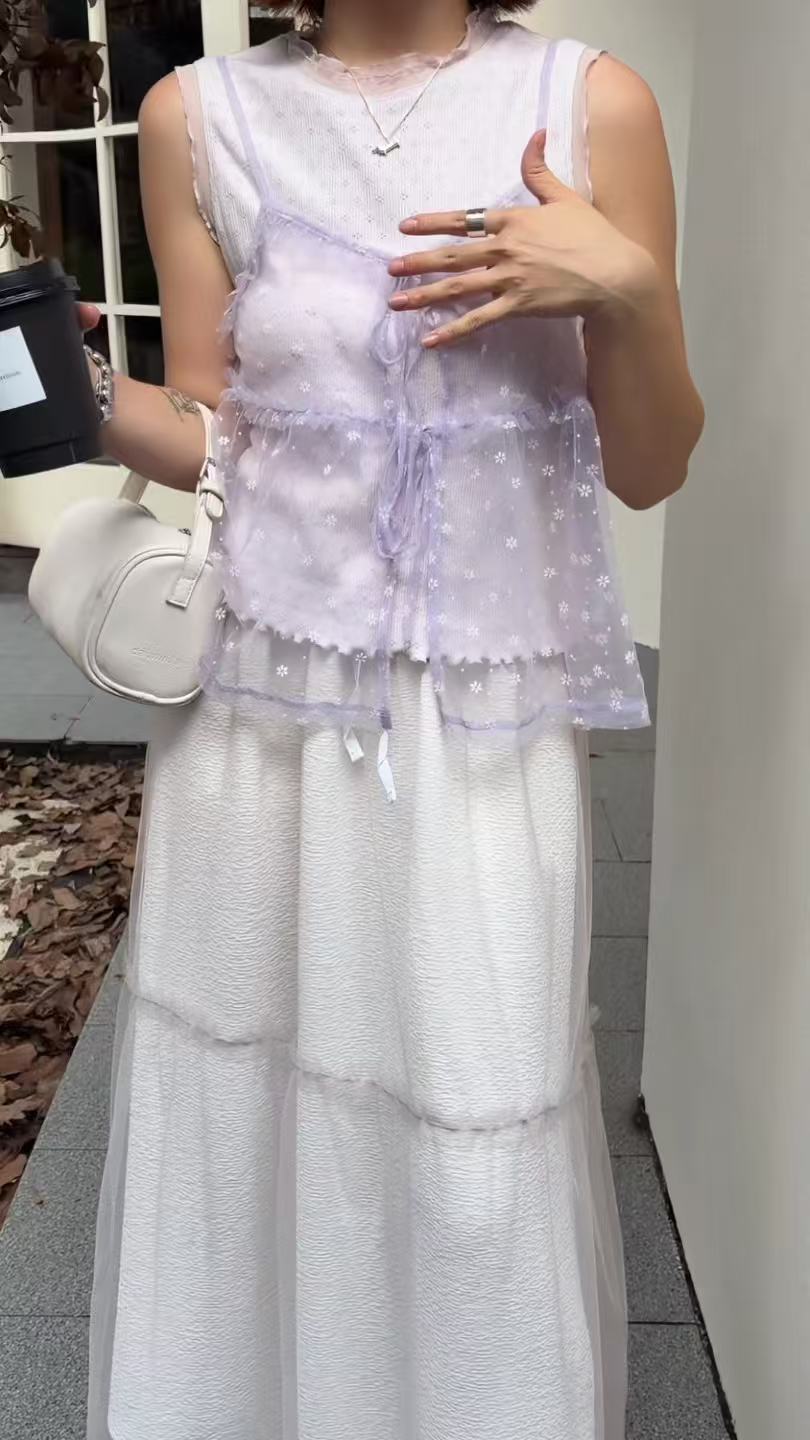 HELLO MILK TEE- 86863   無袖小衫