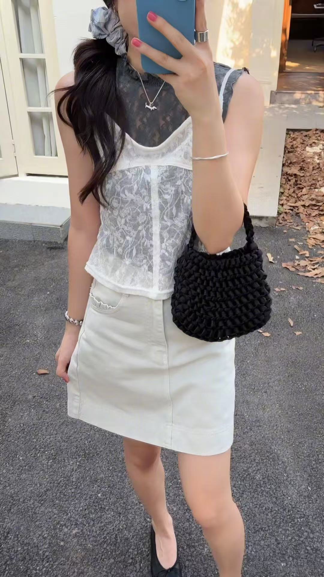 HELLO MILK TEE- 86870   無袖高領衫