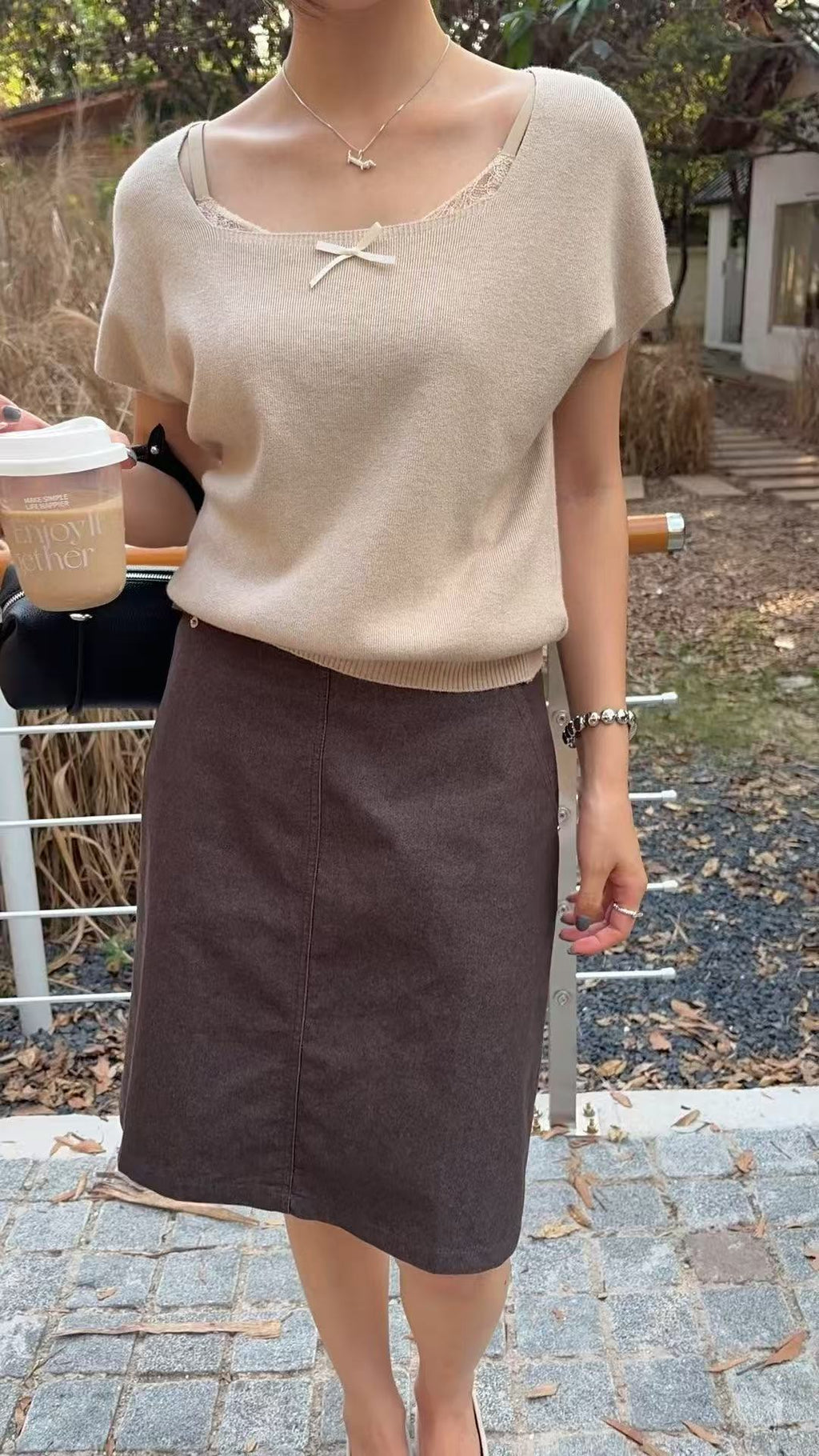 HELLO MILK TEE- 86875   方領上衣